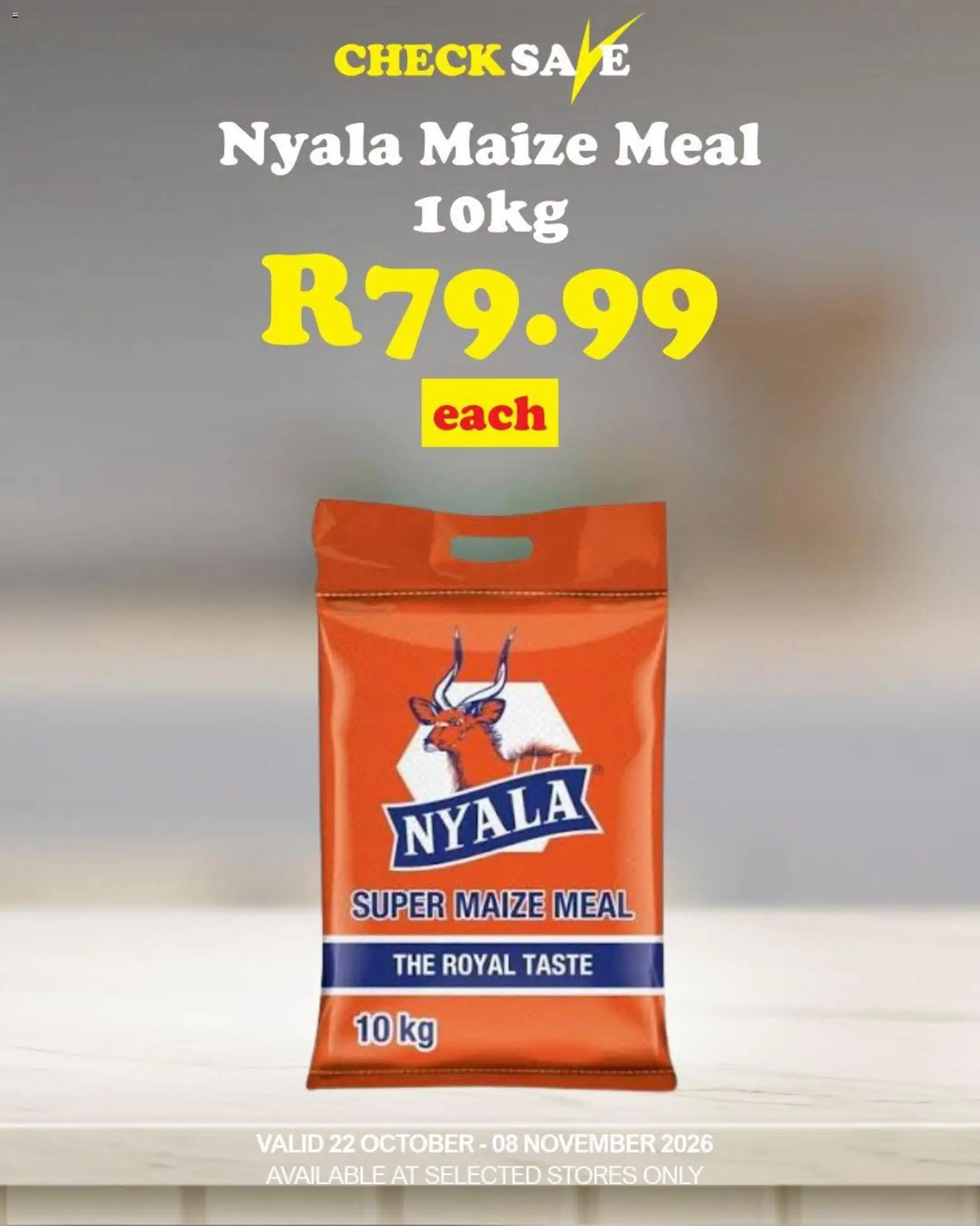 New Check Save catalogue – valid from 22/10/2026 | Page: 5 | Products: Maize meal