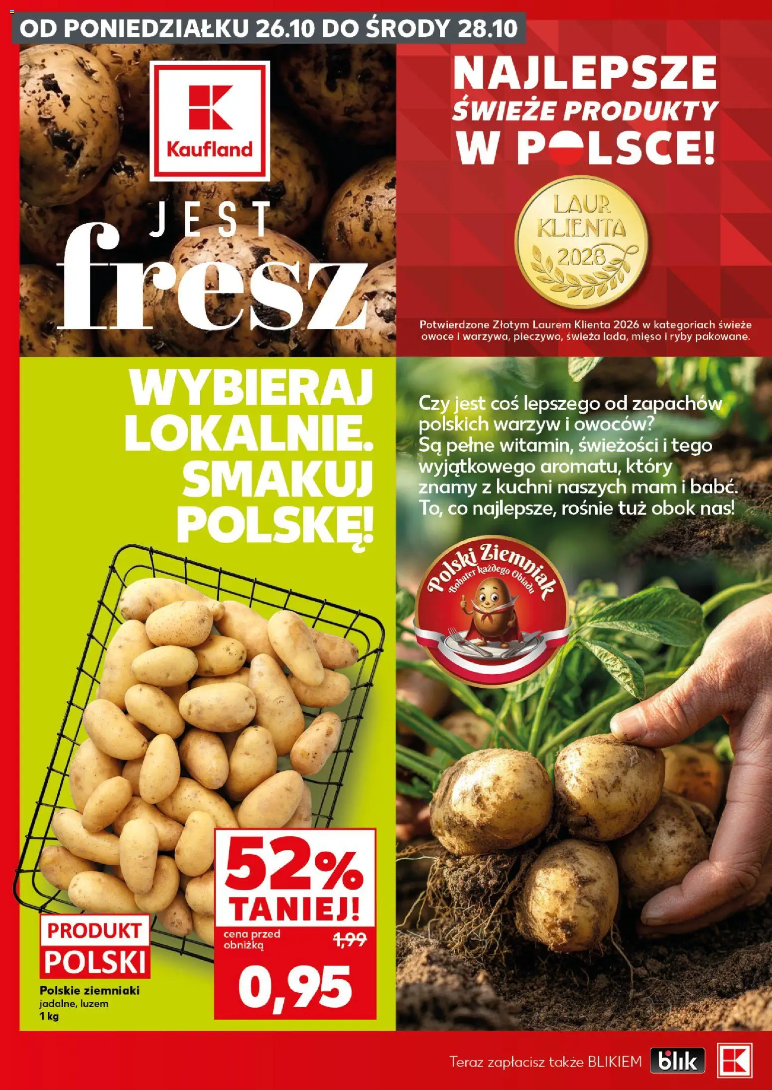 Kaufland Polsko leták - Mocny start od 26.10.2026 | Strana: 4 | Produkty: Ryby