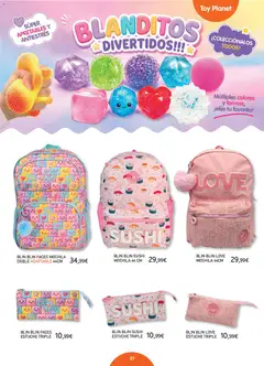Vista previa Toy Planet catálogo de Vuelta a Clase válido desde el 10/08/2026 | Página: 27 | Productos: Mochila, Sushi