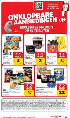 Carrefour market folder week 26 - Voorbeeld van een folder van Carrefour market, geldig van 24/06/2026 | Pagina: 23 | Producten: Zsalukő, Chips, Pudding, Folders
