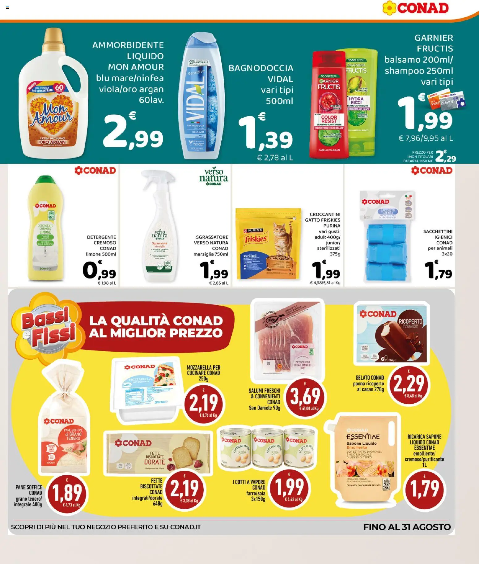 Volantino Conad del 13.05.2026 | Pagina: 5 | Prodotti: Shampoo, Pane, Limone, Prosciutto