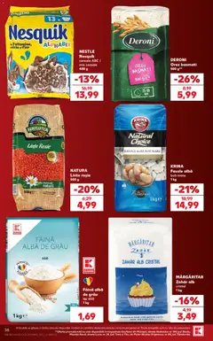 Ofertele Kaufland valabile de la 23.09.2026 | Pagină: 38 | Produse: Fier, Linte roșie, Făină, Fasole albă