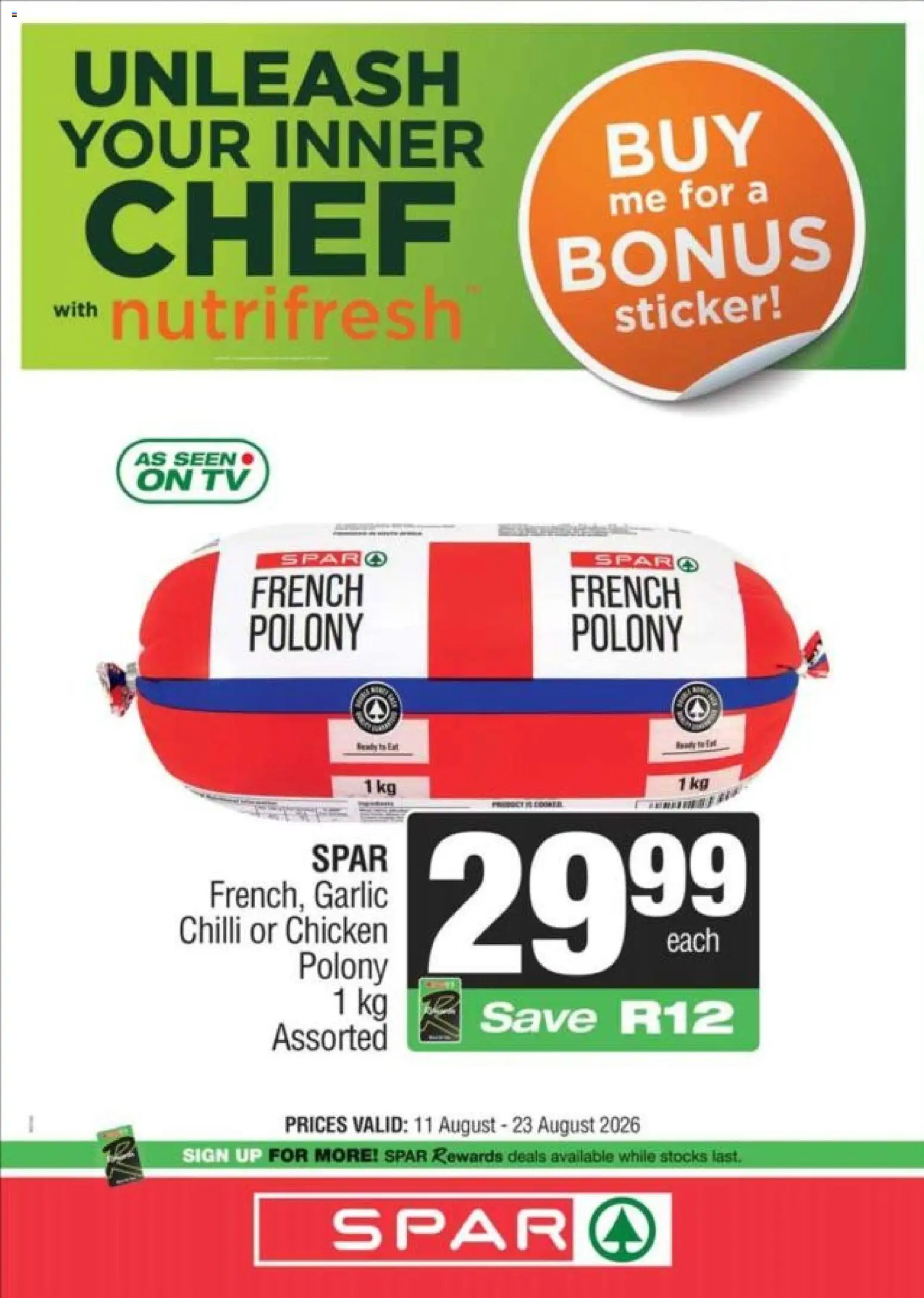 New Spar catalogue – valid from 11/08/2026 | Page: 4