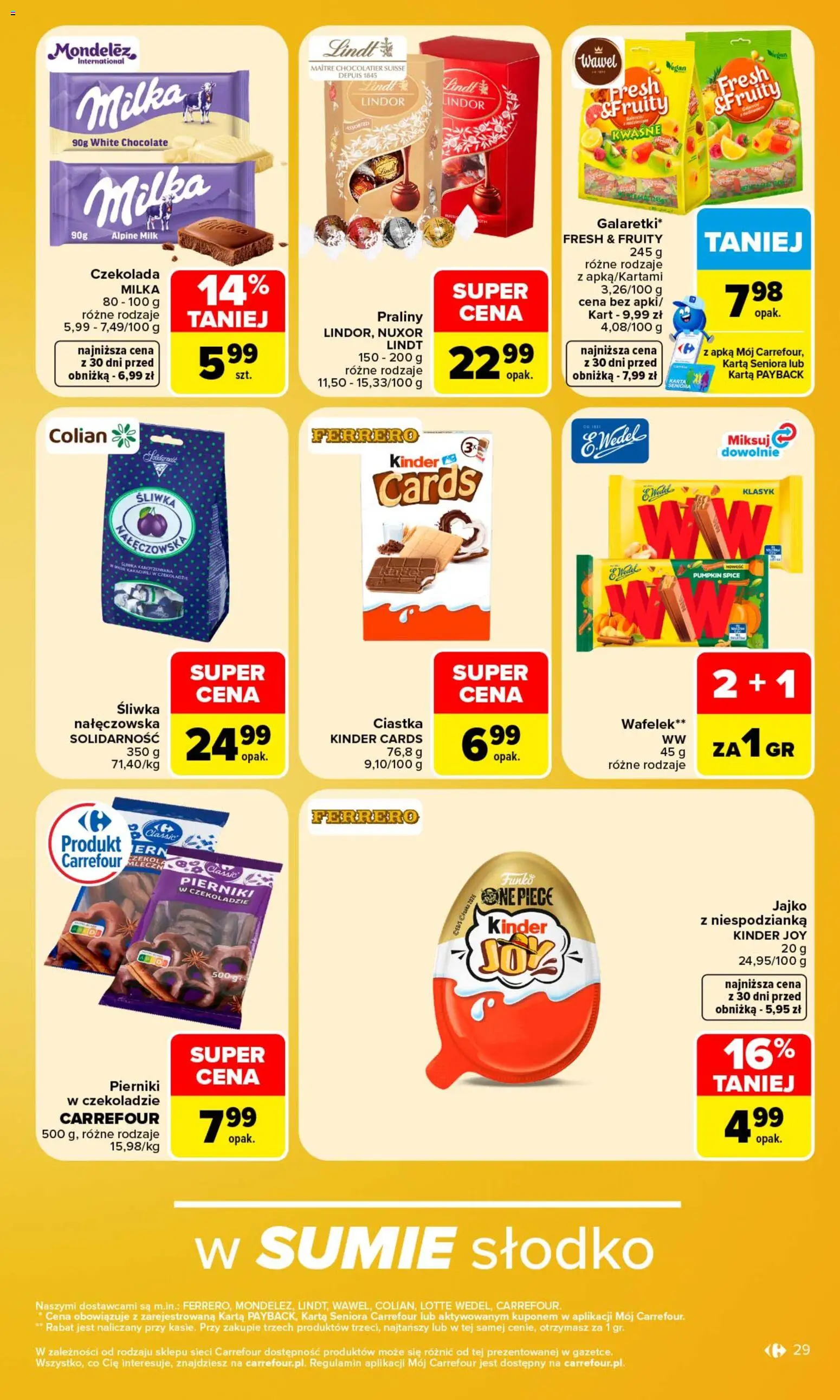 Carrefour gazetka od 26.10.2026 | Strona: 31 | Produkty: Pierniki, Galaretki, Śliwka nałęczowska, Ciastka