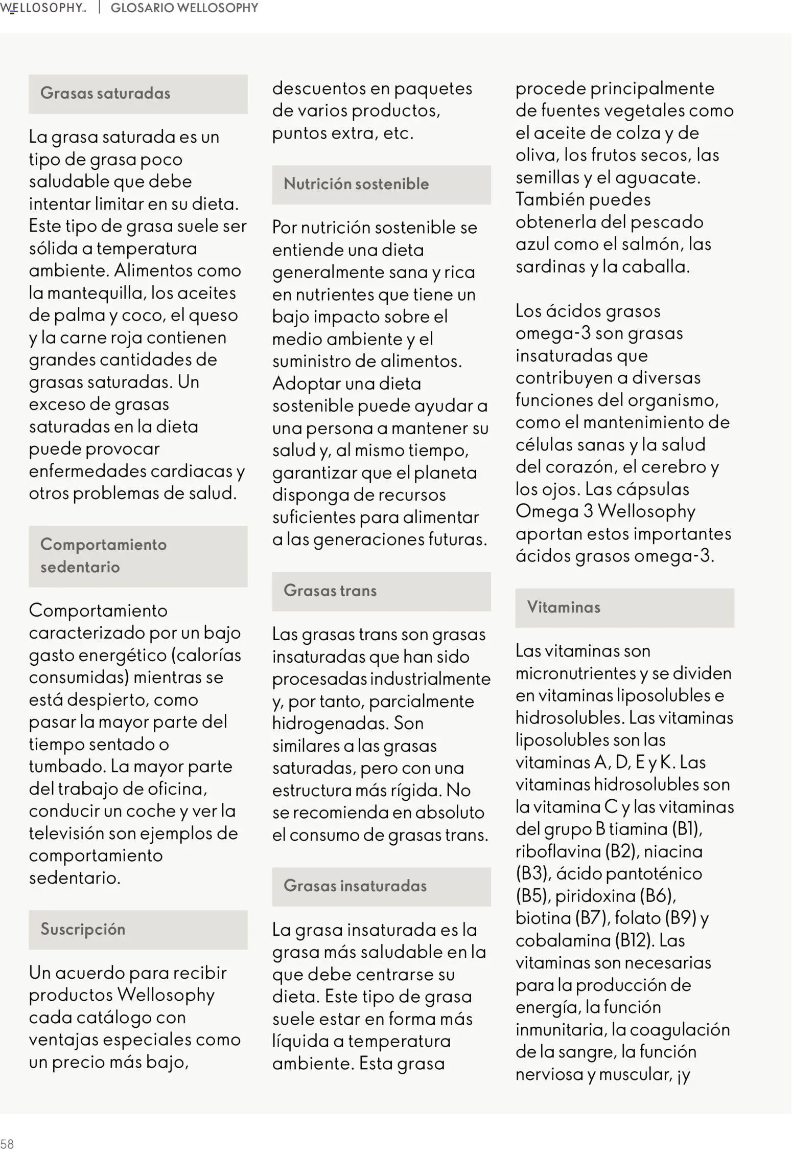 Oriflame - Guía Wellosophy │ válido desde el 01.11.2023 | Página: 58 | Productos: Δοχείο φοντί, Queso, Aceite, Televisión