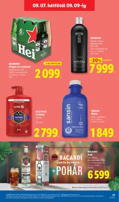 Lidl akciós újság - amely érvényes a következő dátumtól: 2026.09.03. | Oldal: 63