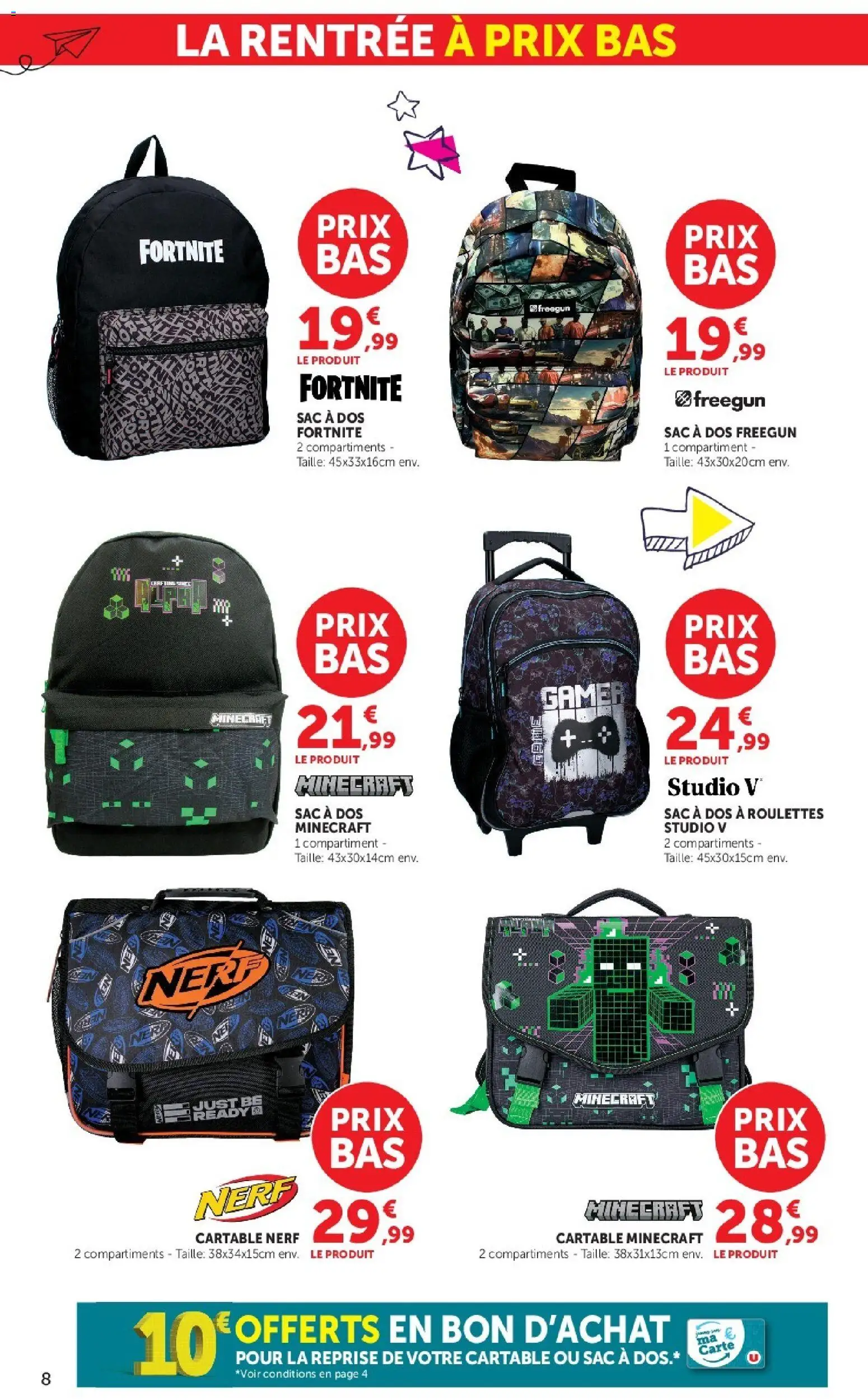 {H1} | Page: 8 | Produits: Sac, Cartable, Sac à dos
