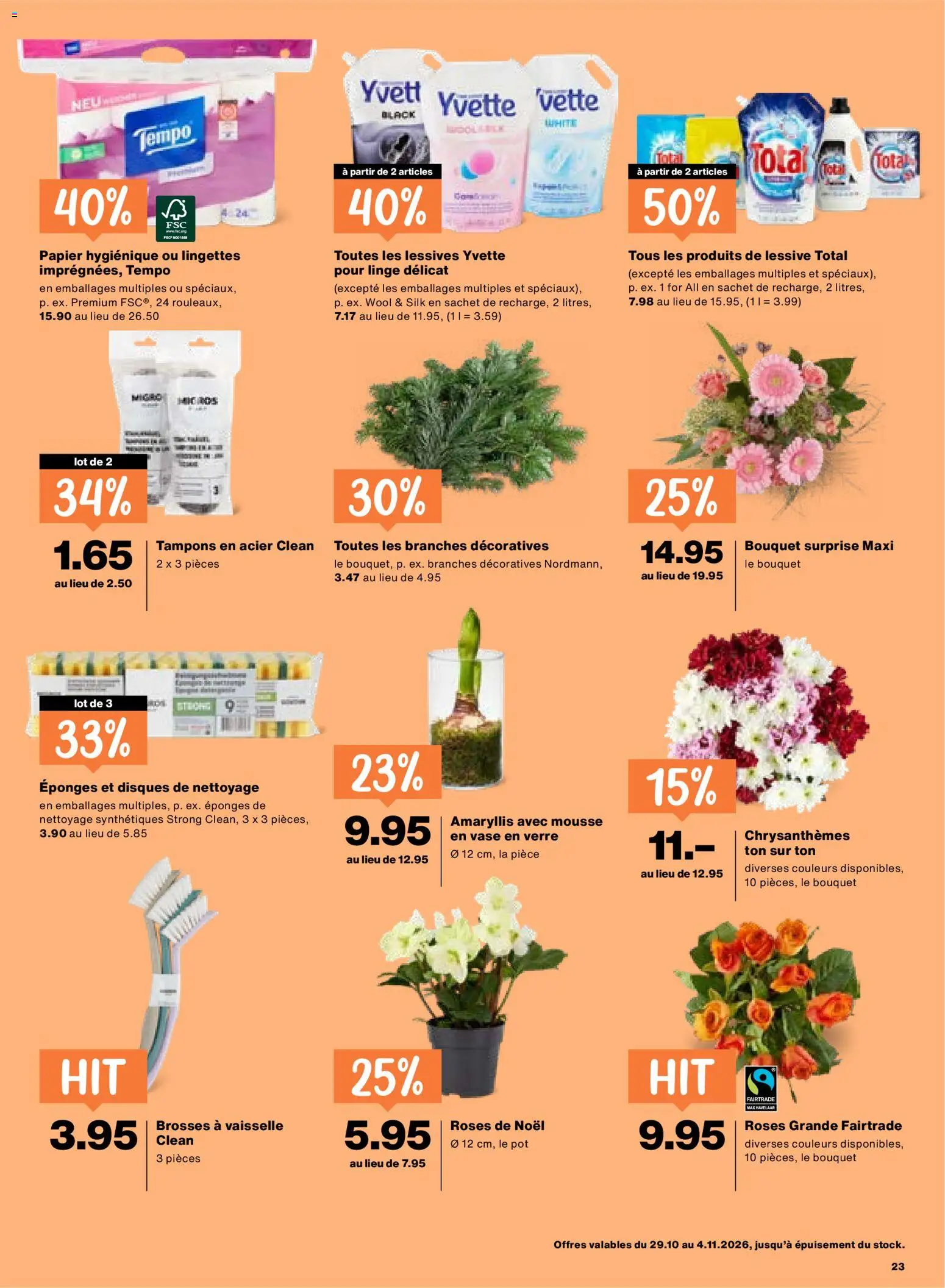 Migros aktionen FR – gültig ab 29.10.2026 | Seite: 23