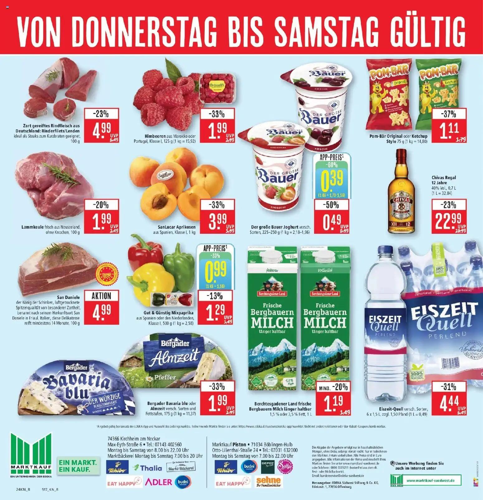 Marktkauf Prospekt Böblingen – gültig ab 06.07.2026 | Seite: 30 | Produkte: Milch, Bauer joghurt, Ketchup, Uhr