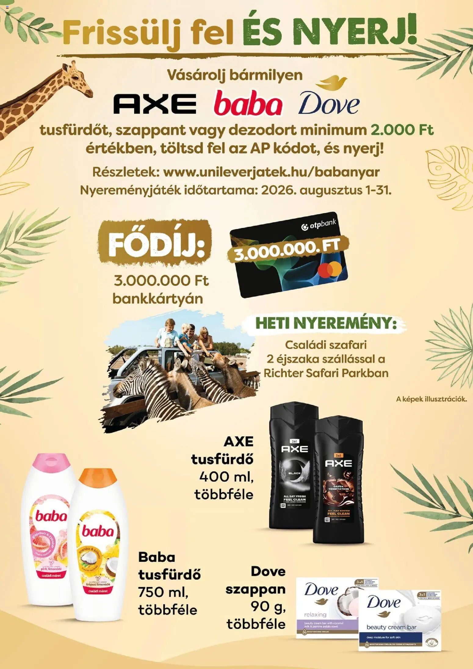 Azur akciós ujság - amely érvényes a következő dátumtól: 2026.08.05. | Oldal: 6 | Termékek: Limonádé, Szappan, Tusfürdő