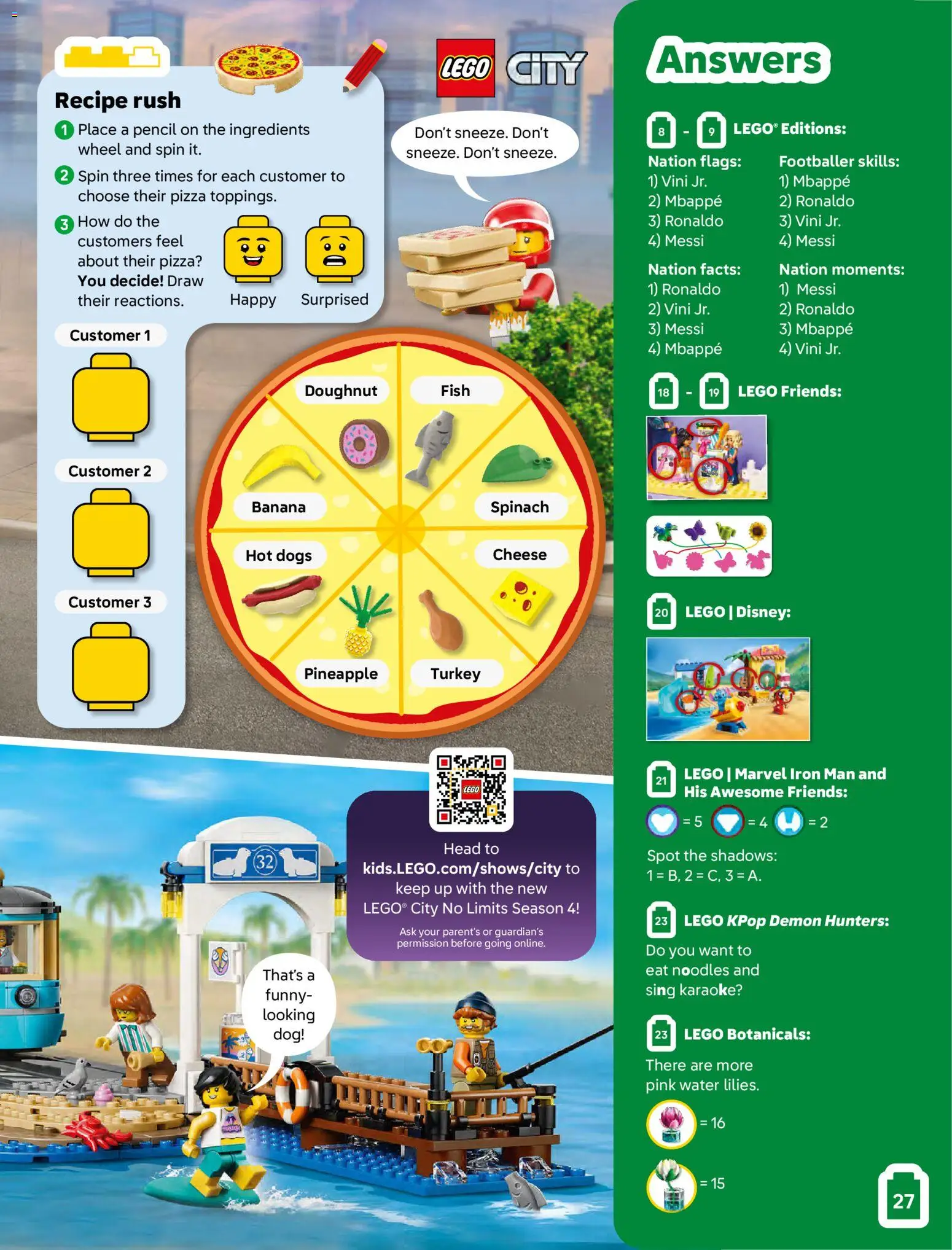 Lego The Magazine July-Oct 4-7 gültig ab 01.07.2026 | Seite: 27 | Produkte: Pizza