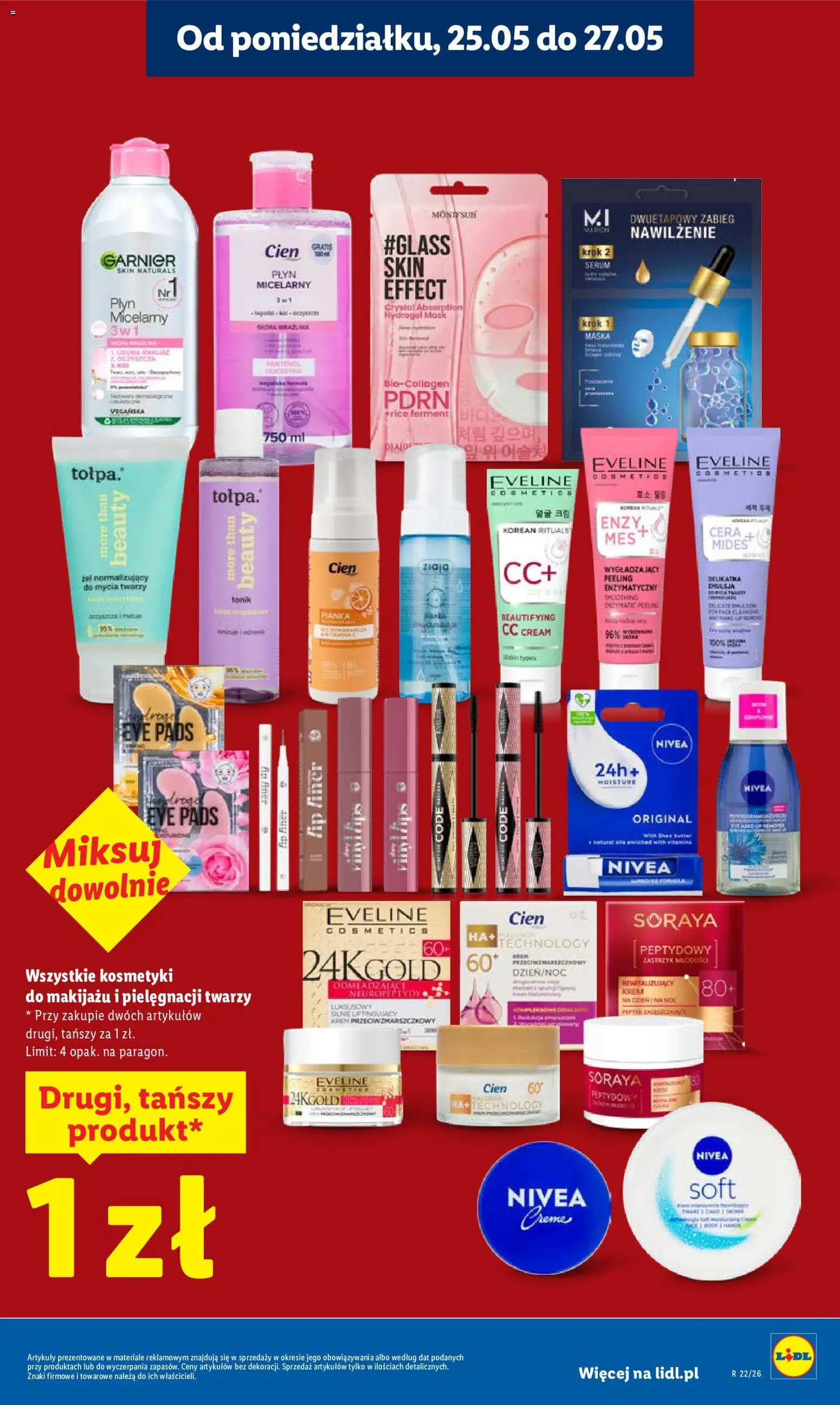 Lidl gazetka od 25.05.2026 | Strona: 13 | Produkty: Toner, Peeling, Krem do twarzy, Tonik