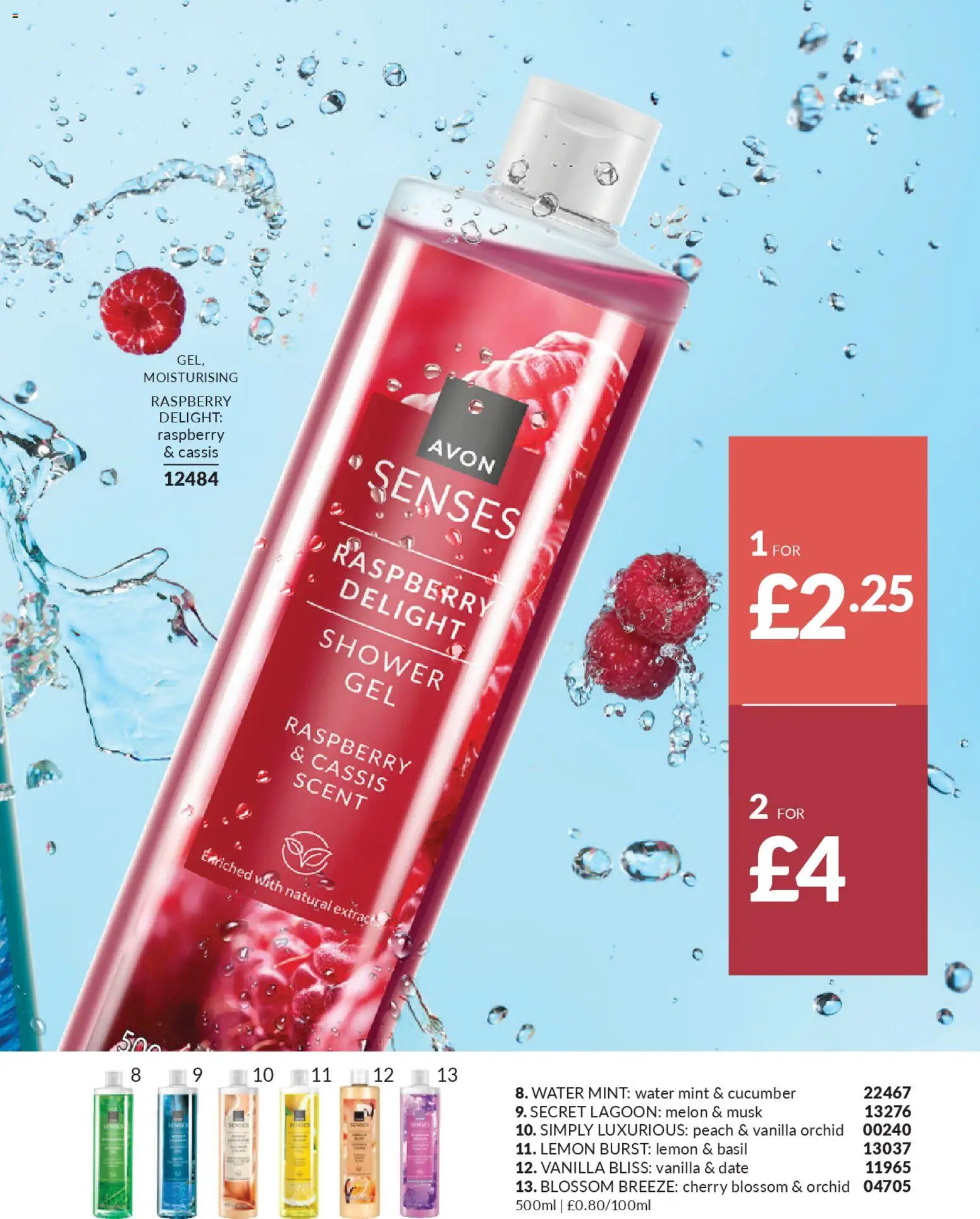 {H1} | Page: 193 | Products: Raspberry, Lemon, Vanilla, Cucumber