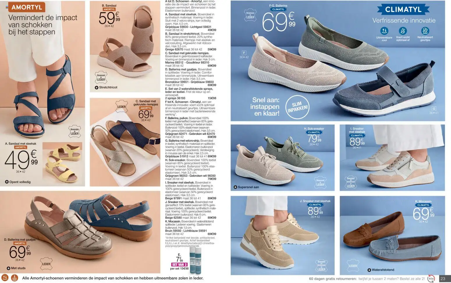 {H1} | Pagina: 12 | Producten: Schoenen, Elastiek, Kan