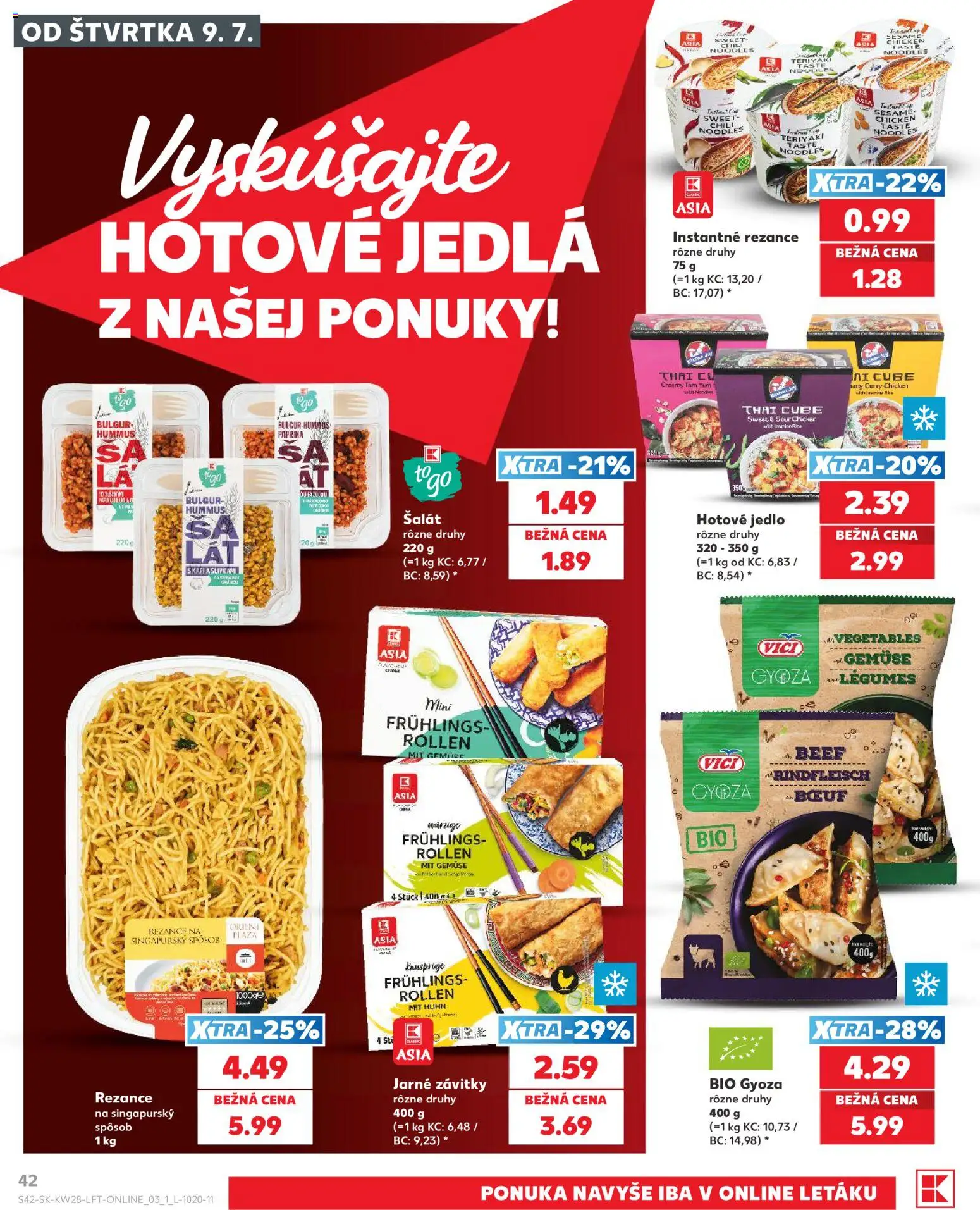 Kaufland SK akciós ujság - amely érvényes a következő dátumtól: 2026.07.09. | Oldal: 42