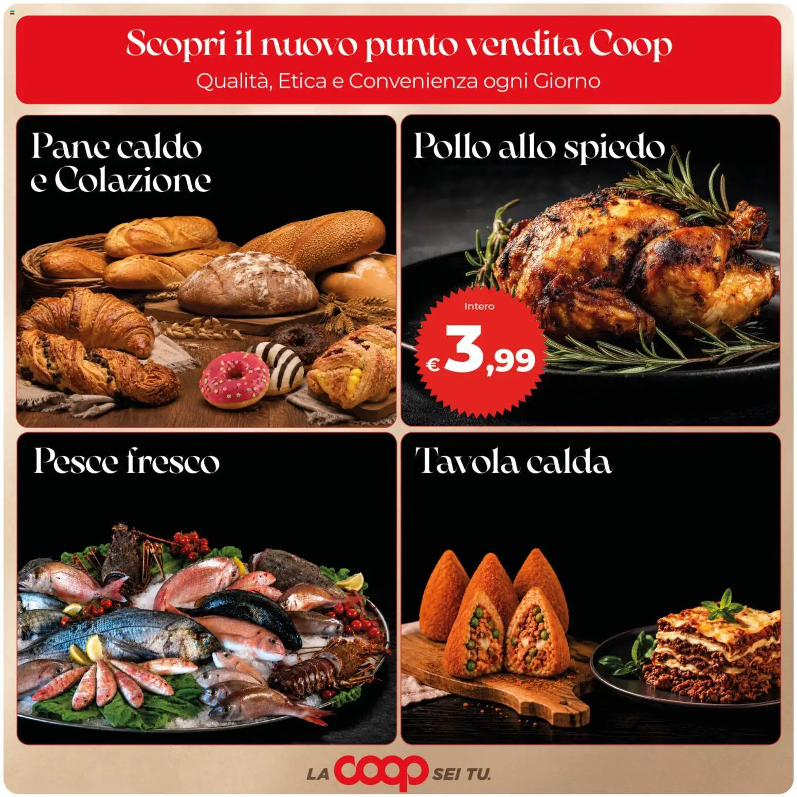 Volantino COOP del 30/07/2026 | Pagina: 3 | Prodotti: Pane, Pollo, Pesce