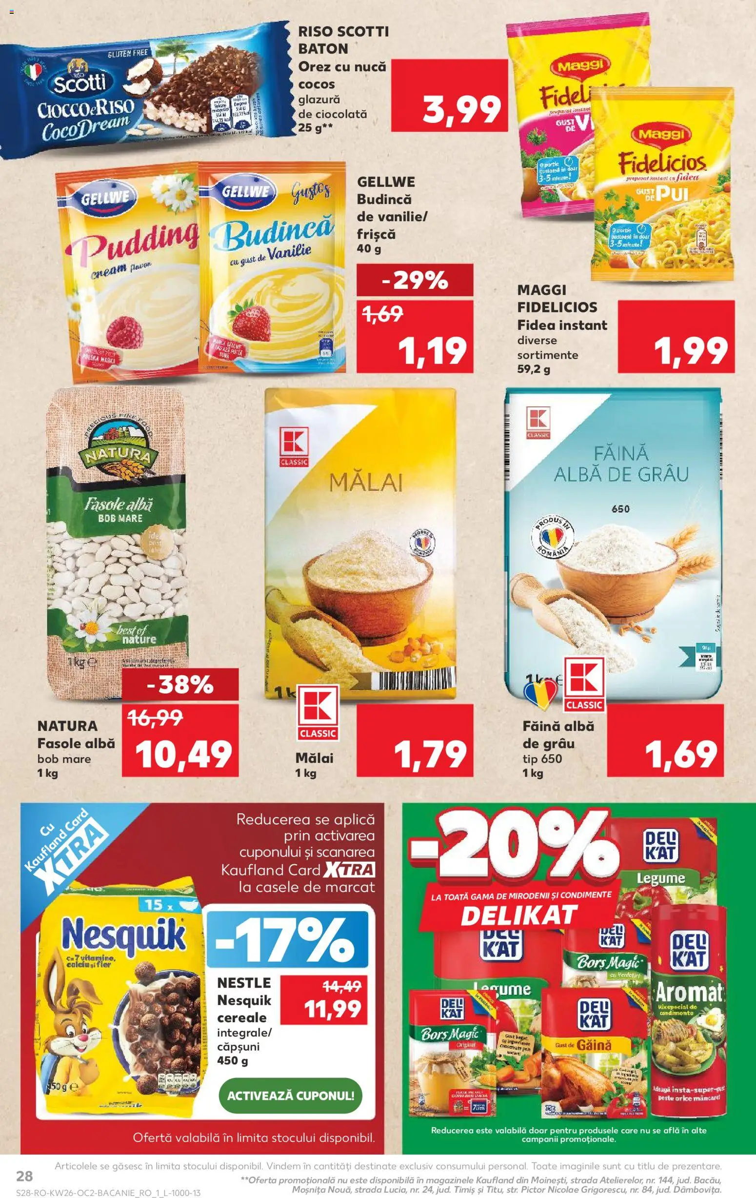 Kaufland RO akciós ujság - amely érvényes a következő dátumtól: 24.06.2026 | Oldal: 28