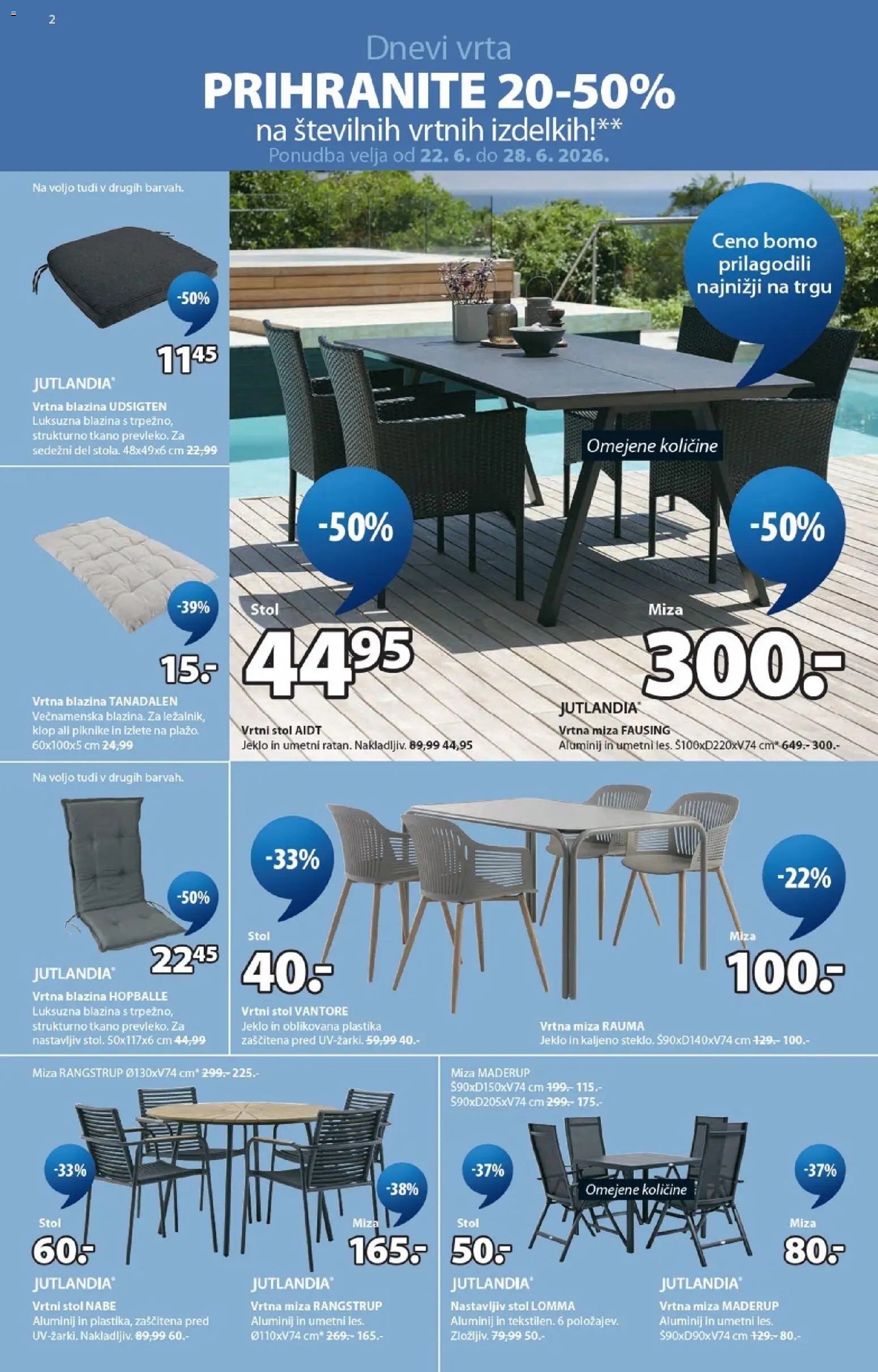 Novi JYSK katalog ponudbe – veljaven od 22.06.2026 | Stran: 2