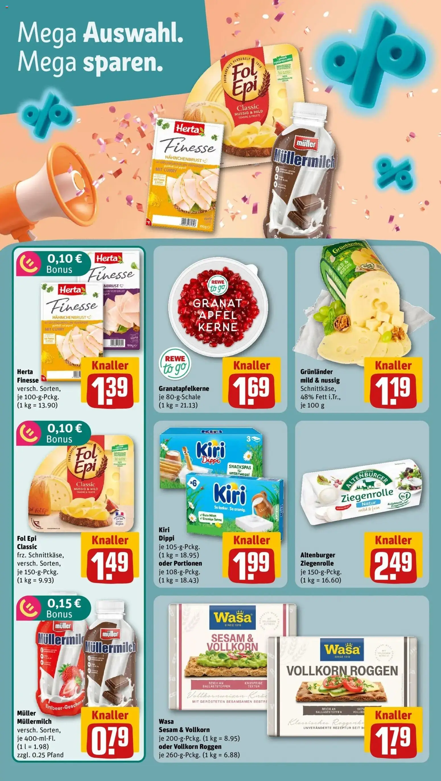 REWE Prospekt ab 21.09.2026 zum Blättern » Angebote | Seite: 6 | Produkte: Äpfel, Sahne, Herta finesse, Sesamsamen