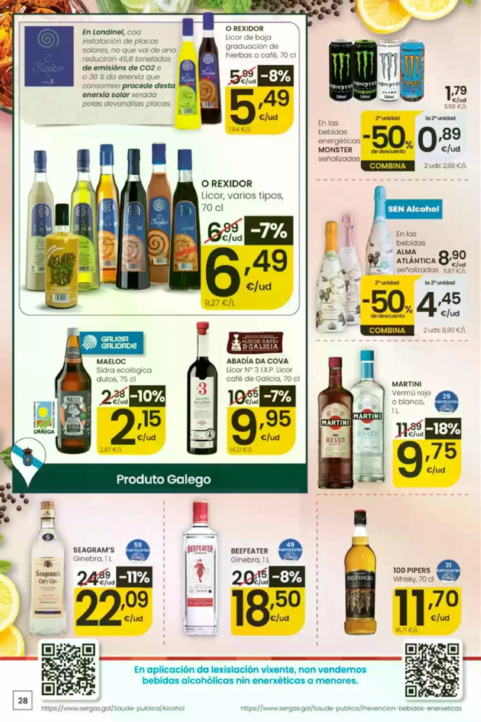 Eroski É bo que sexa de aquí │ válido desde el 30/07/2026 | Página: 28 | Productos: Licor, Café