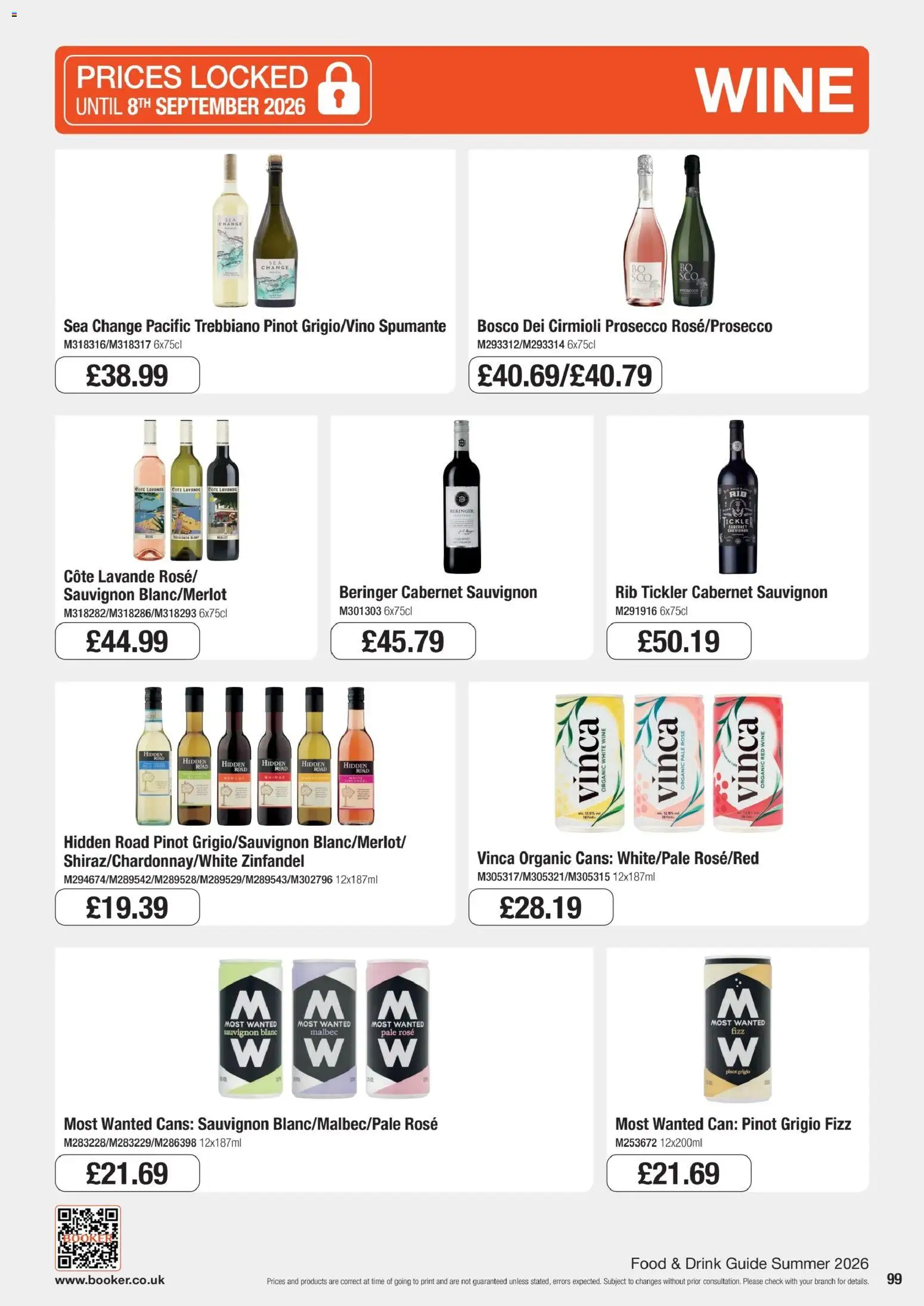 {H1} | Page: 99 | Products: Prosecco, Starting Blocks, Wine, White wine