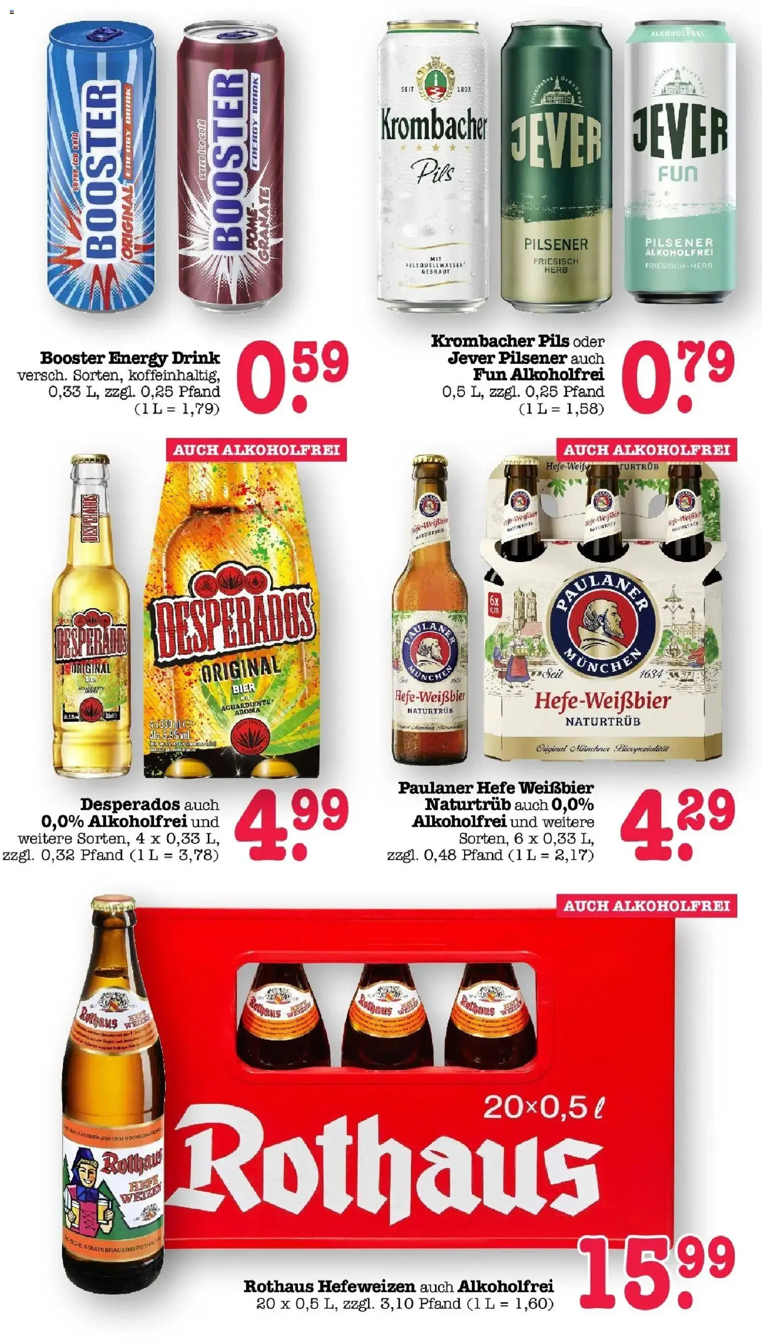 Edeka Prospekt Bühlertal (ab 07.09.2026) » Angebote Online | Seite: 44 | Produkte: Weißbier, Pils, Jever, Desperados