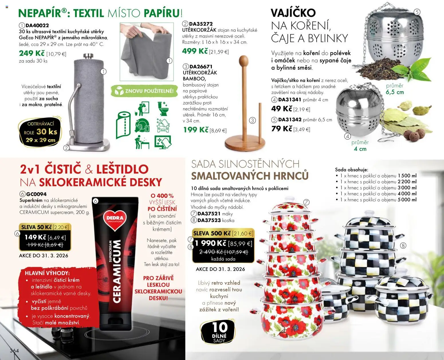Nové Dedra akcie – leták je platný od 01.03.2026 | Strana: 64 | Produkty: Krém, Bylinky