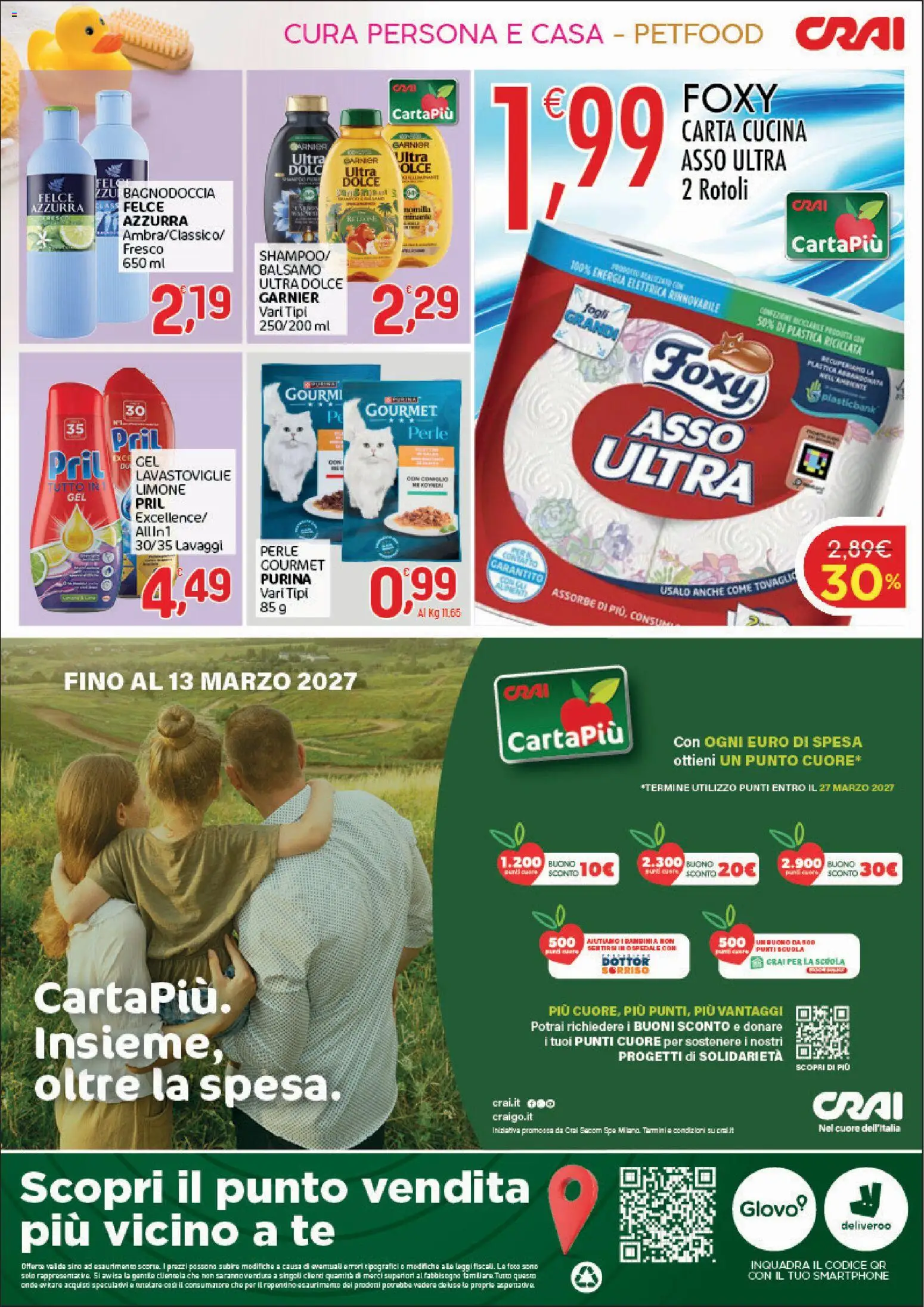 Volantino CRAI del 06/08/2026 | Pagina: 4 | Prodotti: Balsamo, Limone, Lavastoviglie, Smartphone