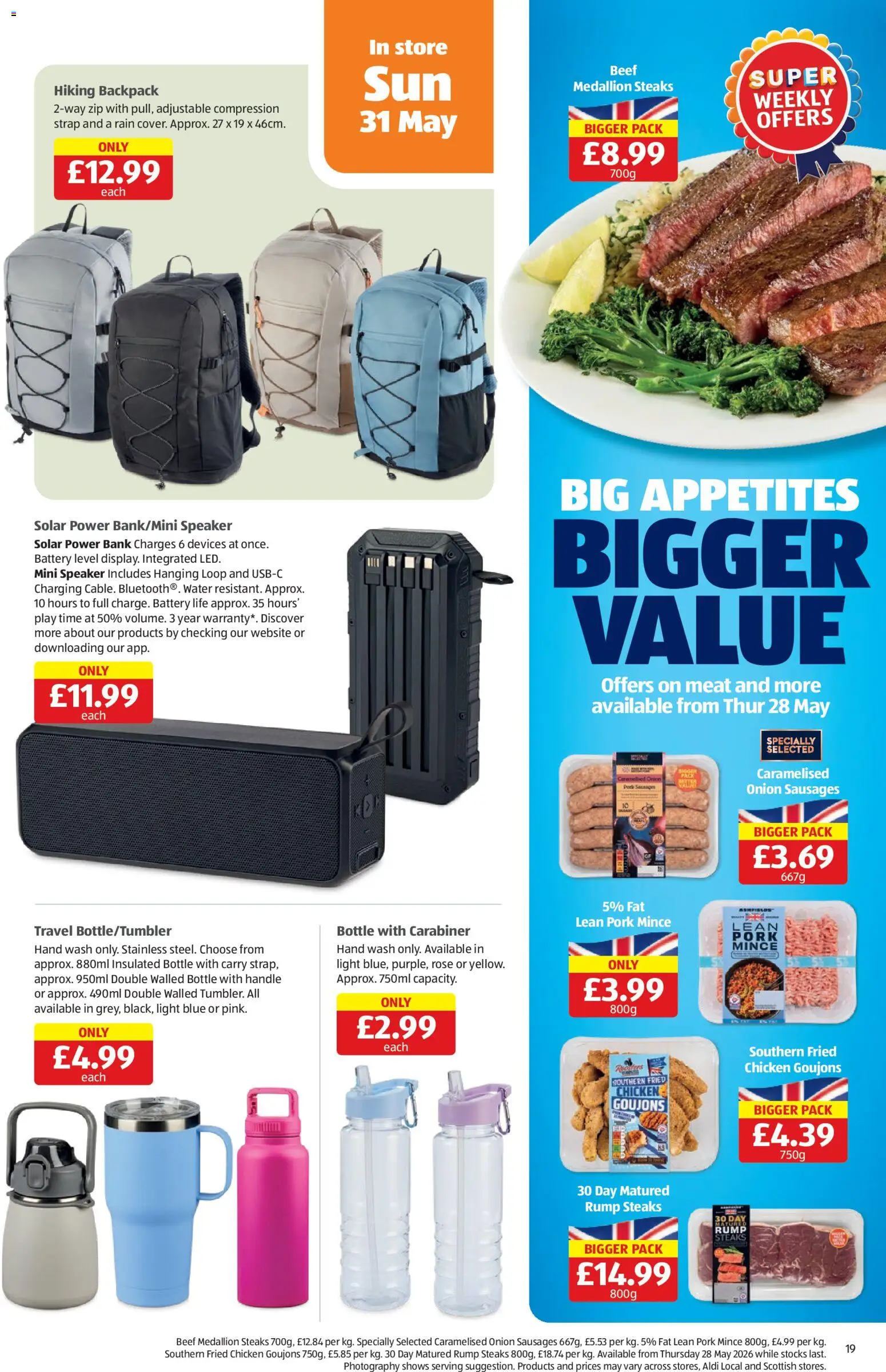 {H1} | Page: 19 | Products: Handle, Pork, Speaker, Sausages