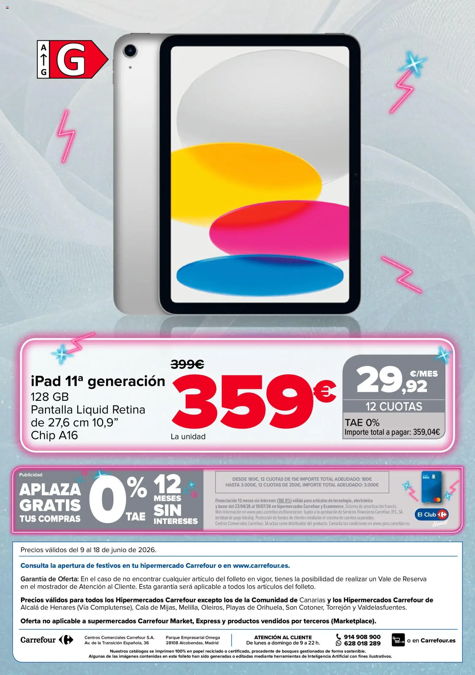 Carrefour Apple Days │ válido desde el 09.06.2026 | Página: 6 | Productos: Ipad