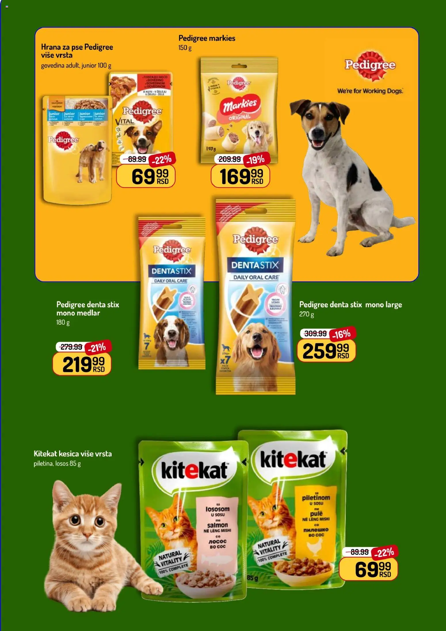 Aman katalog - važi od 20.07.2026 | Strana: 43 | Proizvode: Govedina, Pedigree, Hrana za pse, Losos