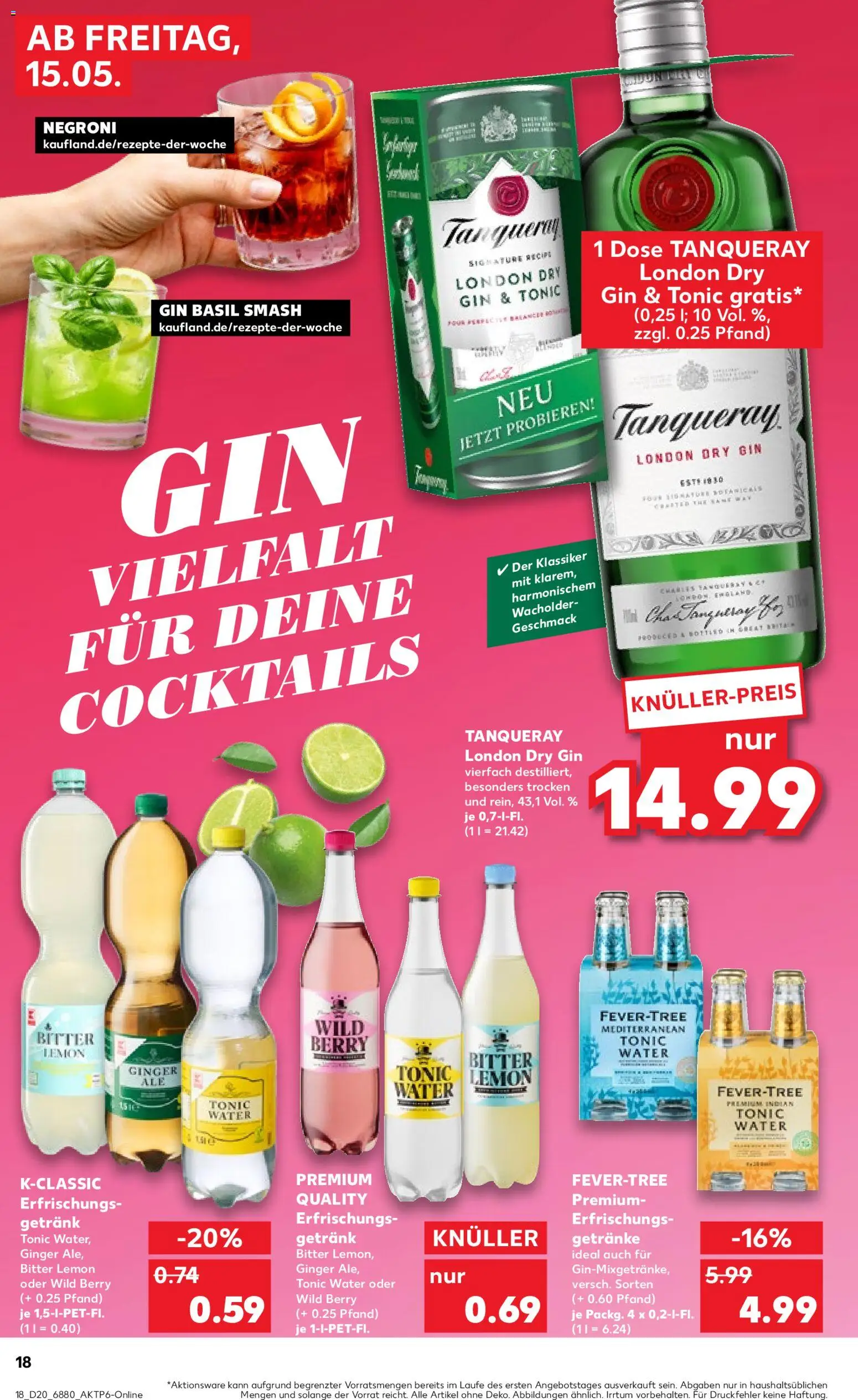 Kaufland Prospekt Völklingen	 – gültig ab 15.05.2026 | Seite: 18 | Produkte: Gin