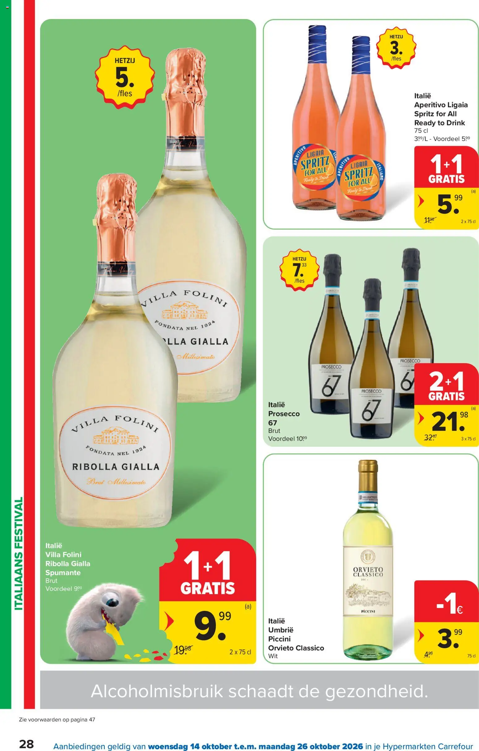{H1} | Pagina: 28 | Producten: Prosecco