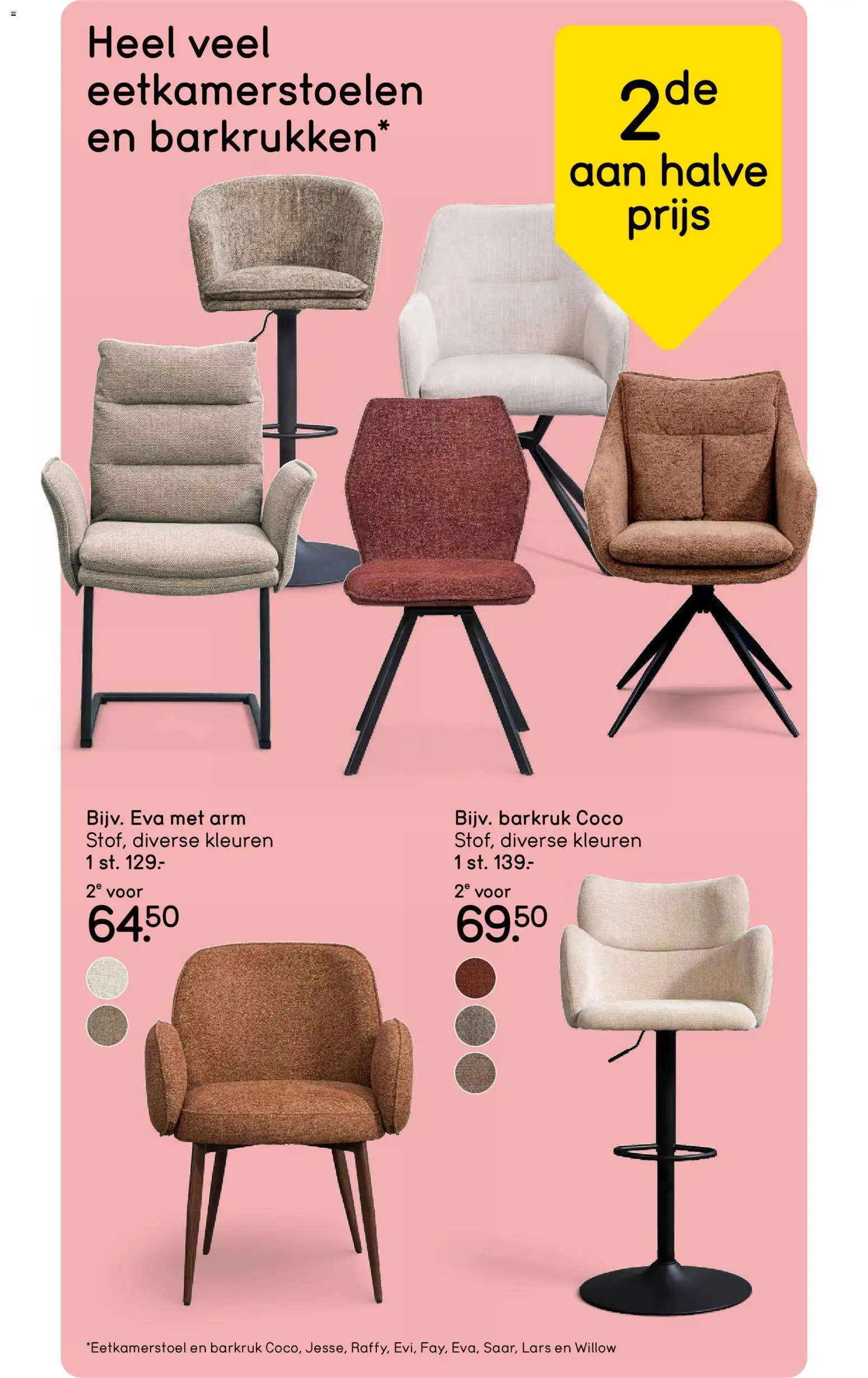{H1} | Pagina: 6 | Producten: Eetkamerstoelen