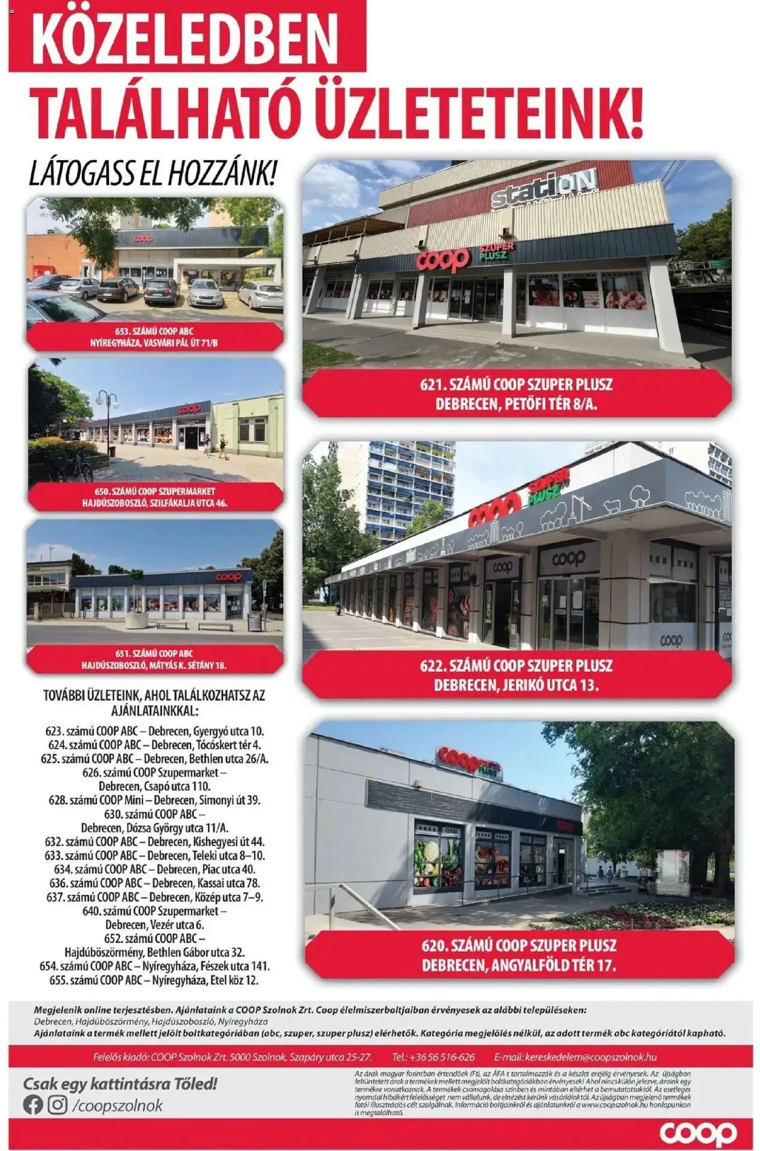 COOP Szolnok akciós újság Debrecen - 2026.08.27. -tól/töl > akció, lapozható szórólap 🛍️ | Oldal: 7