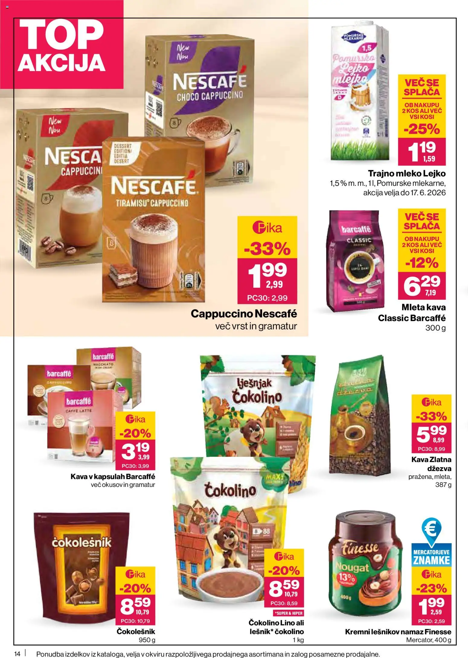 Novi Mercator katalog ponudbe – veljaven od 04.06.2026 | Stran: 14