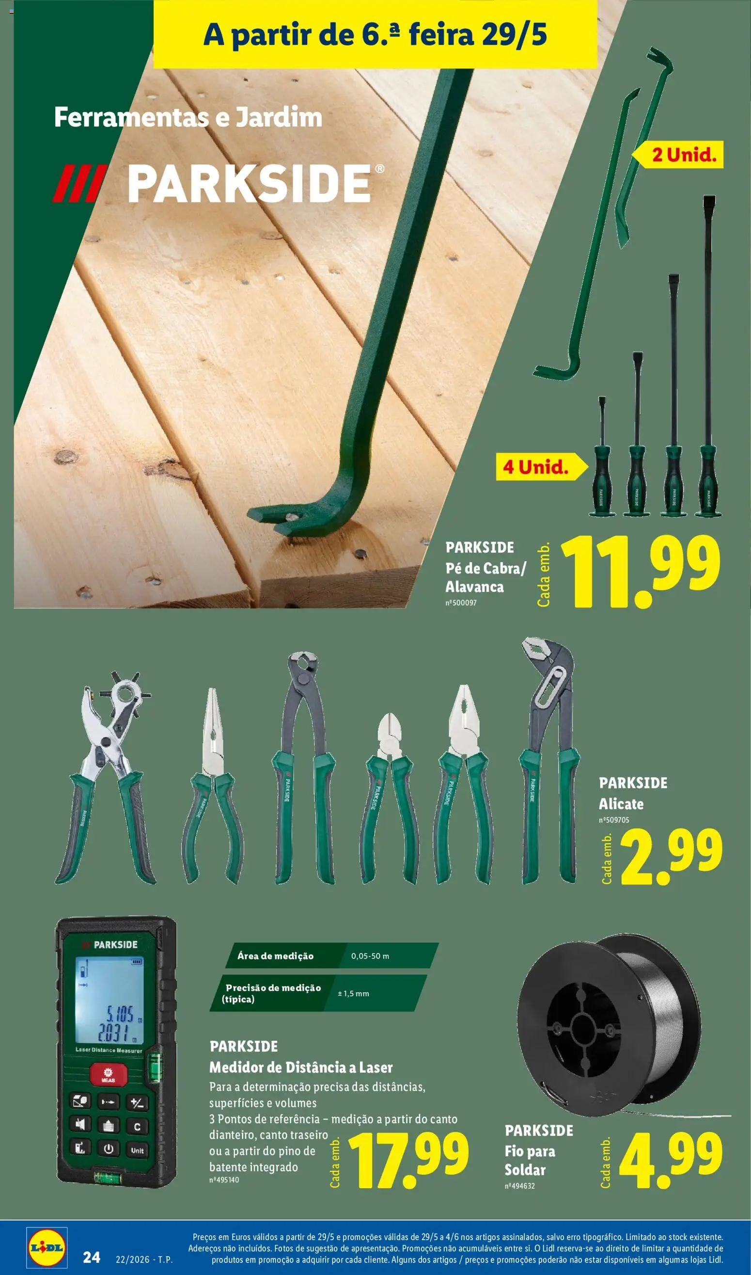 Lidl Novidades │ válido de 25.05.2026 | Página: 24 | Produtos: Alicate, Ferramentas