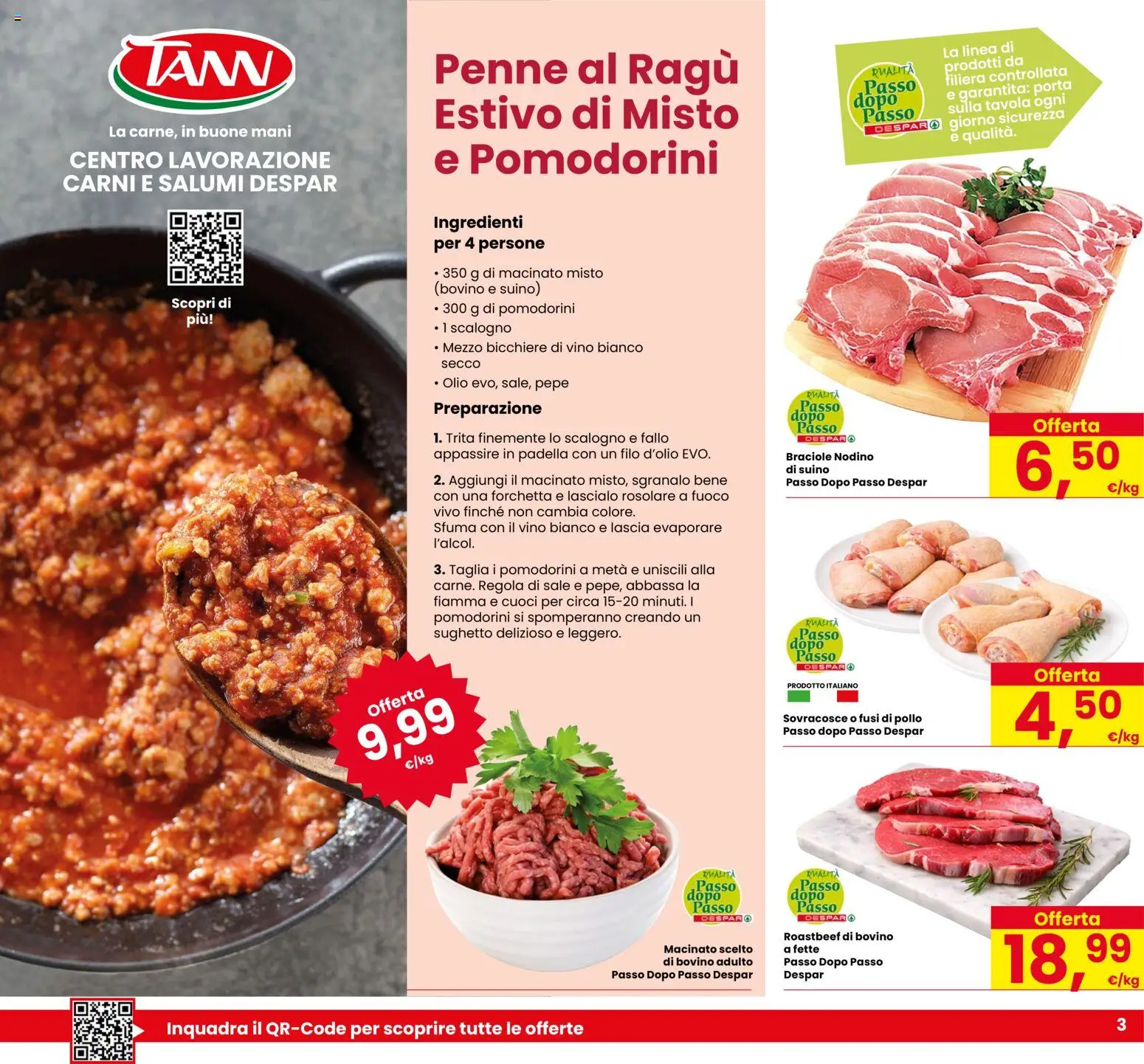 Volantino Eurospar del 23/07/2026 | Pagina: 3 | Prodotti: Sale, Suino, Pepe, Ragú