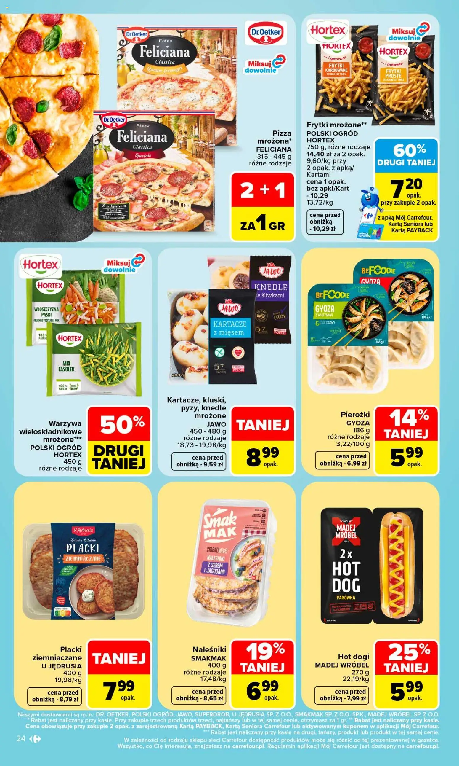 Carrefour gazetka od 24.08.2026 | Strona: 26 | Produkty: Karta, Serem, Gyoza, Warzywa