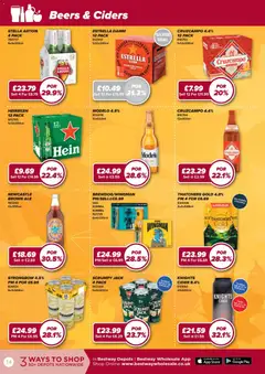 Preview of Bestway - The Big Deals Brochure valid from 14/08/2026 | Page: 14 | Products: Strongbow, Cider, Hat, Heineken