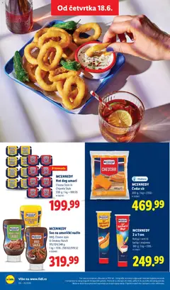MCENNEDY Hot dog umaci, Cheese Style ili Chipotle Style 200 g; 1 kg = 999.95 - pregled Lidl kataloga - važi od 18.06.2026 | Strana: 56