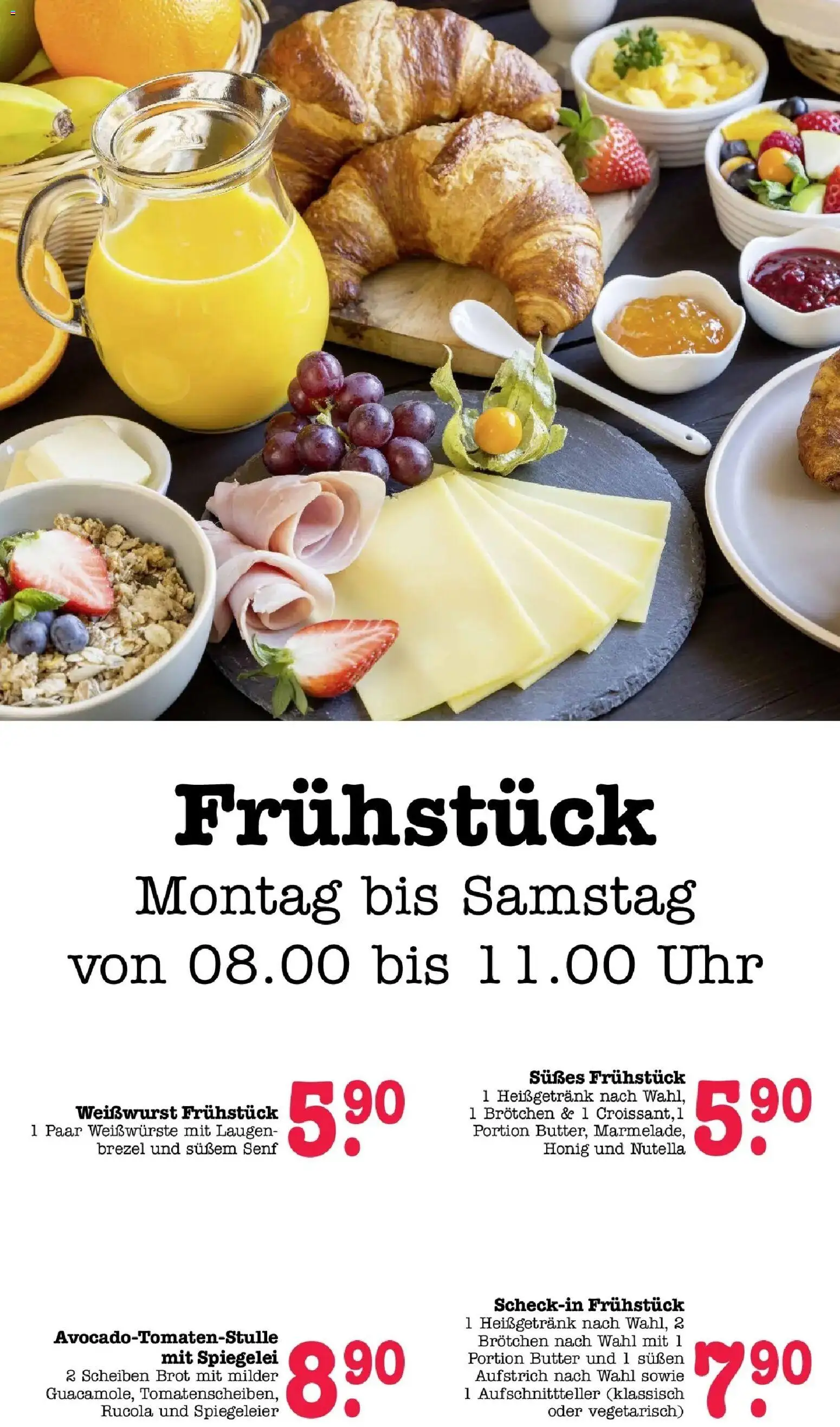 Marktkauf Prospekt Wörth Am Rhein (ab 07.09.2026) » Angebote online | Seite: 11 | Produkte: Weißwurst, Nutella, Brot, Uhr