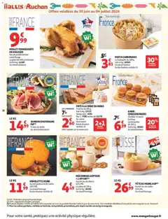 Auchan - Prévisualisation de TÊTE DE MOINE AOP(1), Au lait cru de vache 35% MG. Au stand fromage. valide à partir de 30/06/2026 | Page: 16 | Produits: Lait, Fromage, Bière, Tête de moine