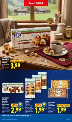 LIDL - Prévisualisation de Alpen fest style Mozartkugeln Marzipan Pralines, Marzipan Pralines 200 ge valide à partir de 30.04.2026 | Page: 19
