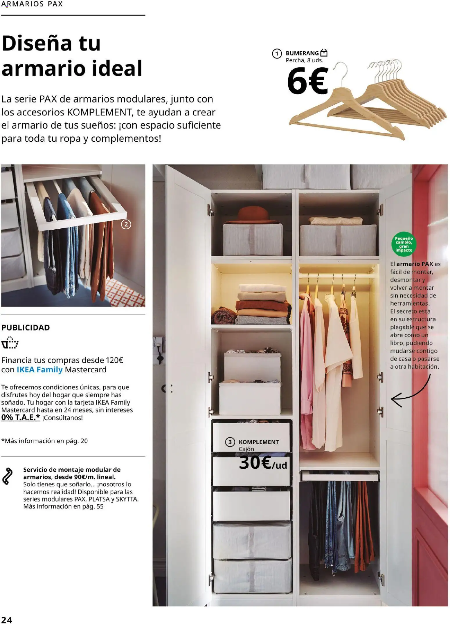 Catálogo IKEA Organización en el hogar │ válido desde el 15/01/2026 | Página: 24 | Productos: Té, Ropa, Armario