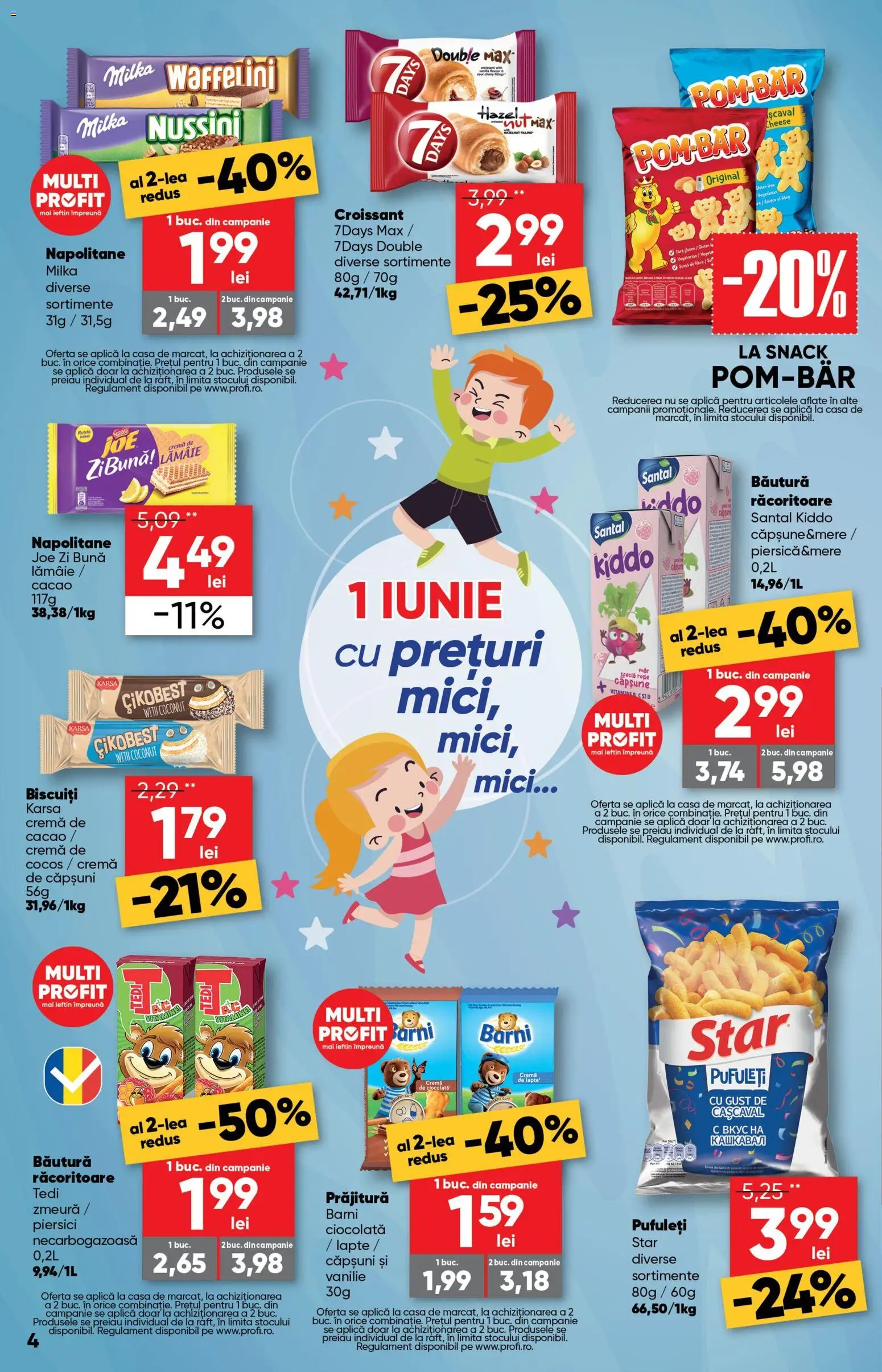 Noul catalog Profi – valabil de la 27.05.2026 | Pagină: 4 | Produse: Zmeură, Cașcaval, Mici, Cremă