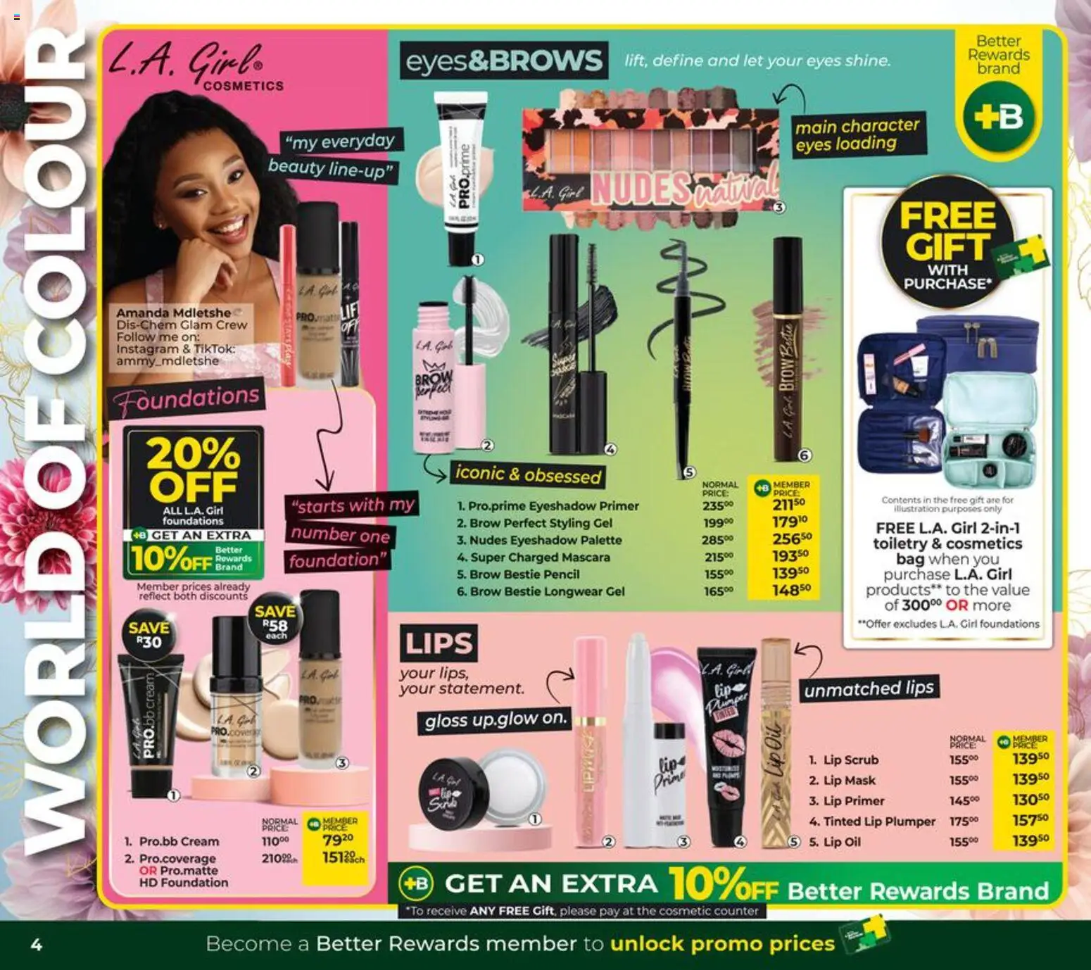 New Dis-Chem catalogue – valid from 20/08/2026 | Page: 4 | Products: Pencil, Mascara, Mask, Cream