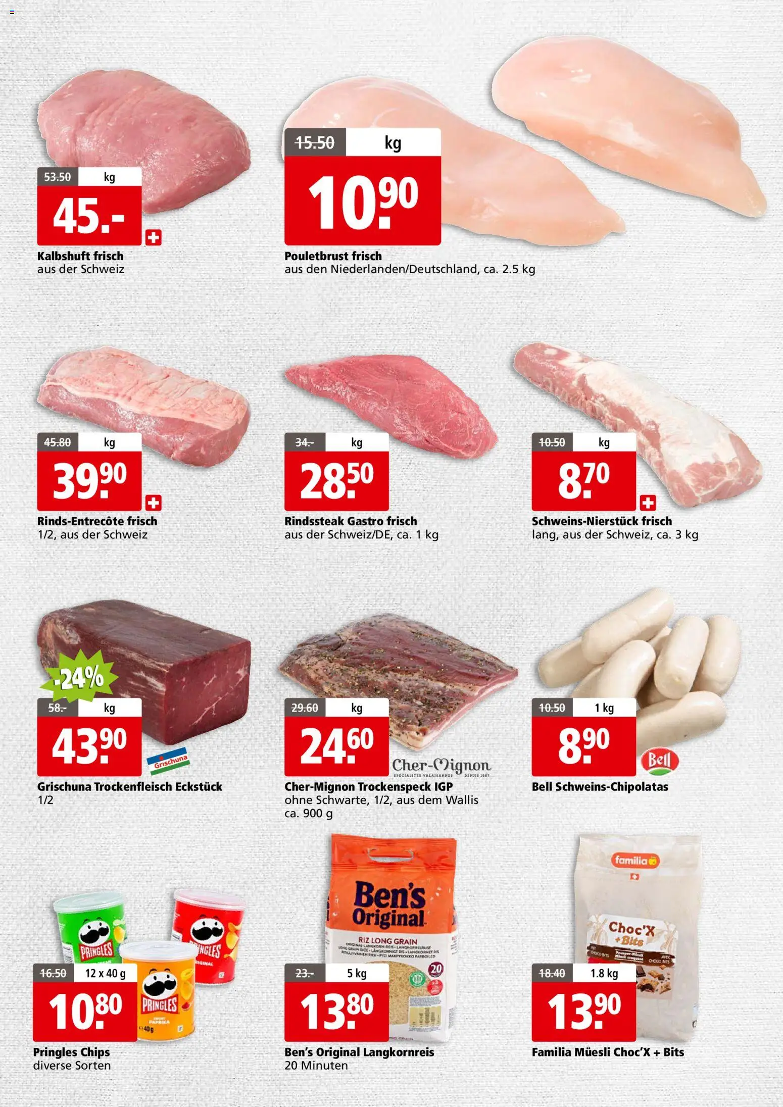 Aligro aktionen Business Chavannes, Matran, Genf, Sitten – gültig ab 06.07.2026 | Seite: 3 | Produkte: Pouletbrust, Chips