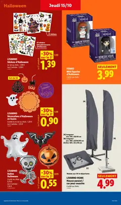 LIDL - Prévisualisation de LIDL catalogue valide à partir de 15/10/2026 | Page: 39 | Produits: Sac, Ballon, Livarno, Parasol