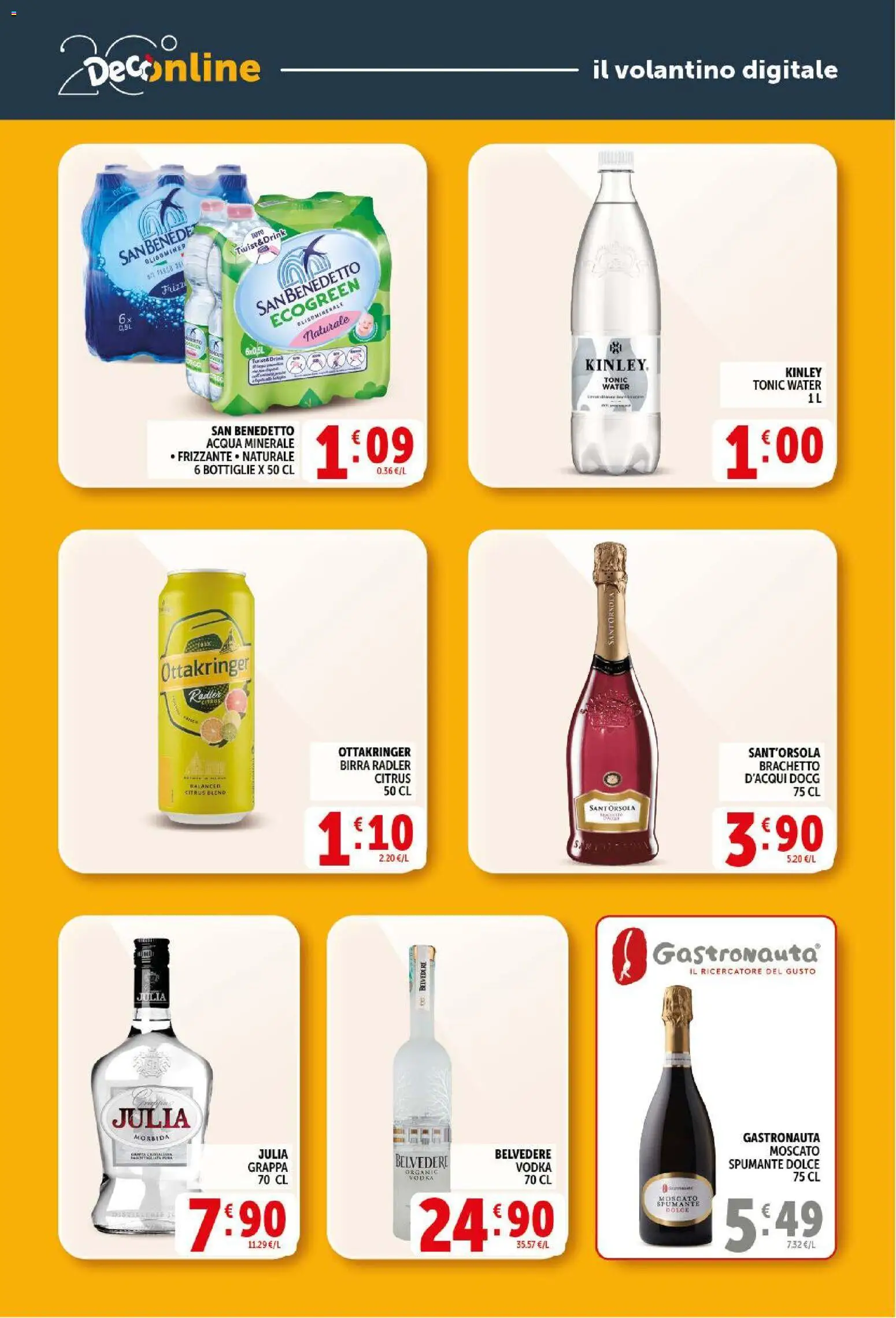 Volantino Decò del 29.05.2026 | Pagina: 28 | Prodotti: Birra, Vodka, Acqua, Acqua minerale